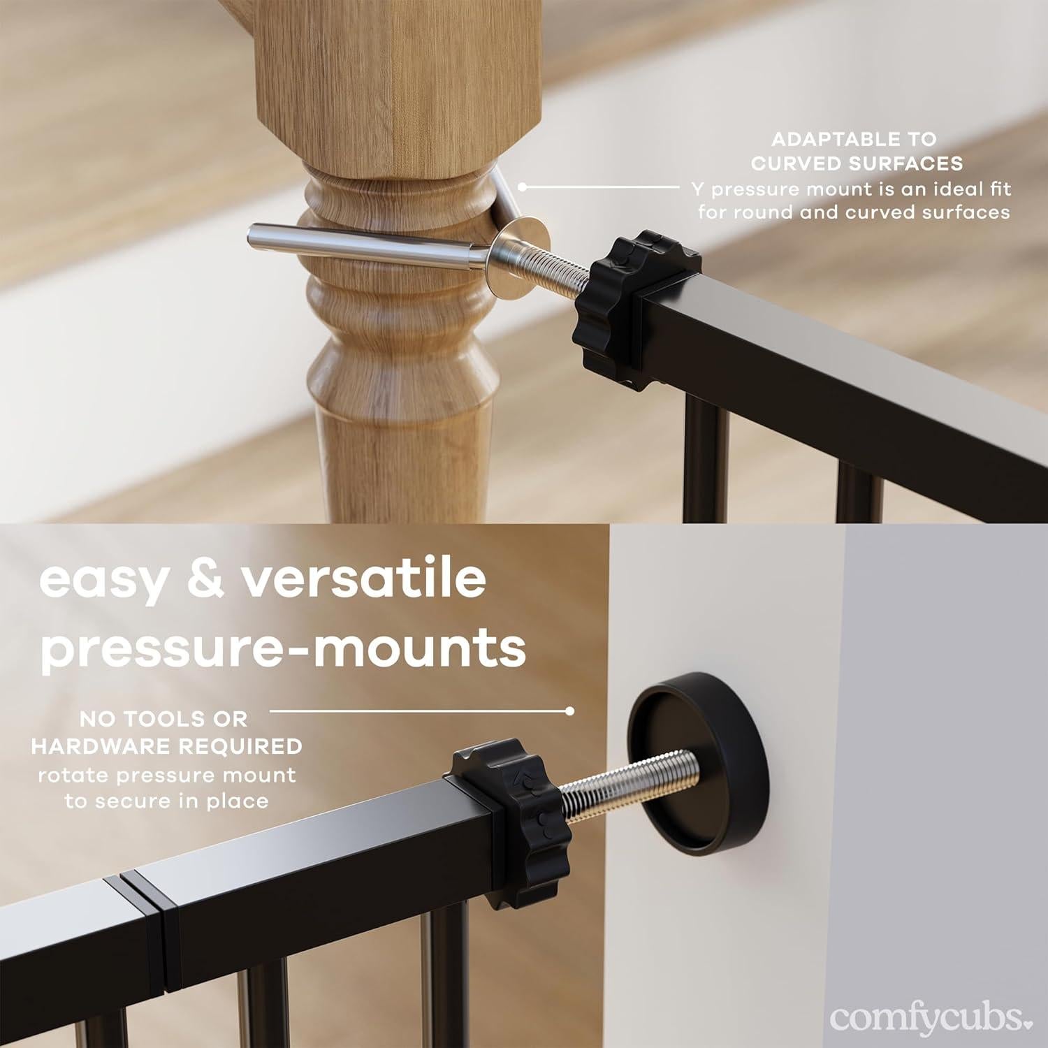 Puerta de Seguridad para Bebés Comfy Cubs Ajustable 81.92 cm