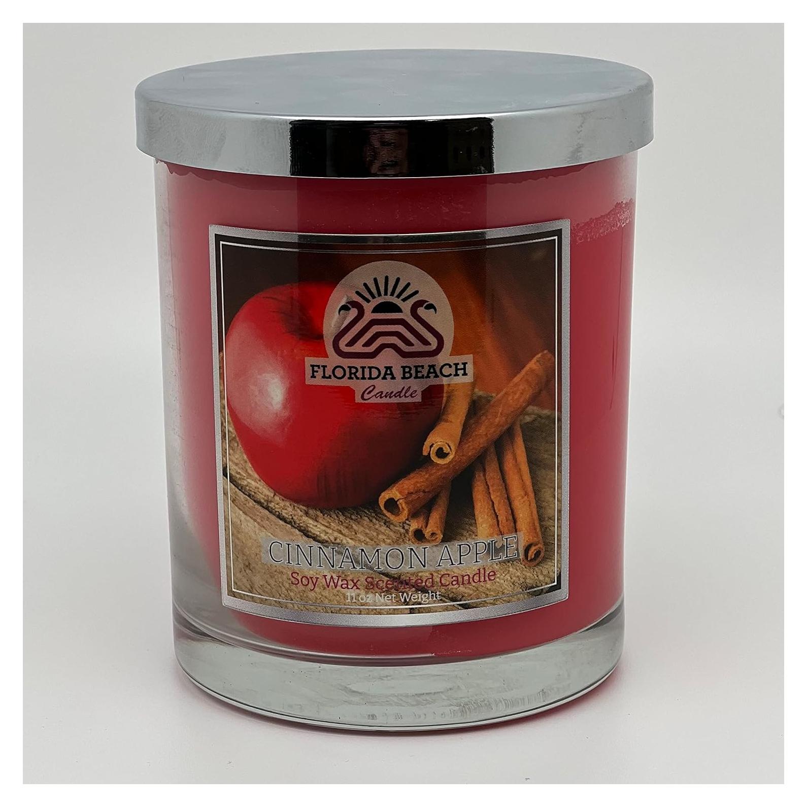 Vela Aromática Canela Manzana DTF 311g 100% Soja 50hrs