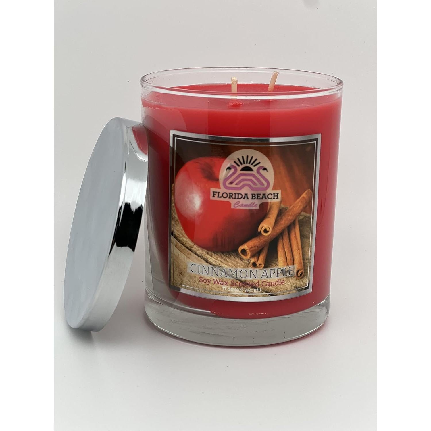 Vela Aromática Canela Manzana DTF 311g 100% Soja 50hrs