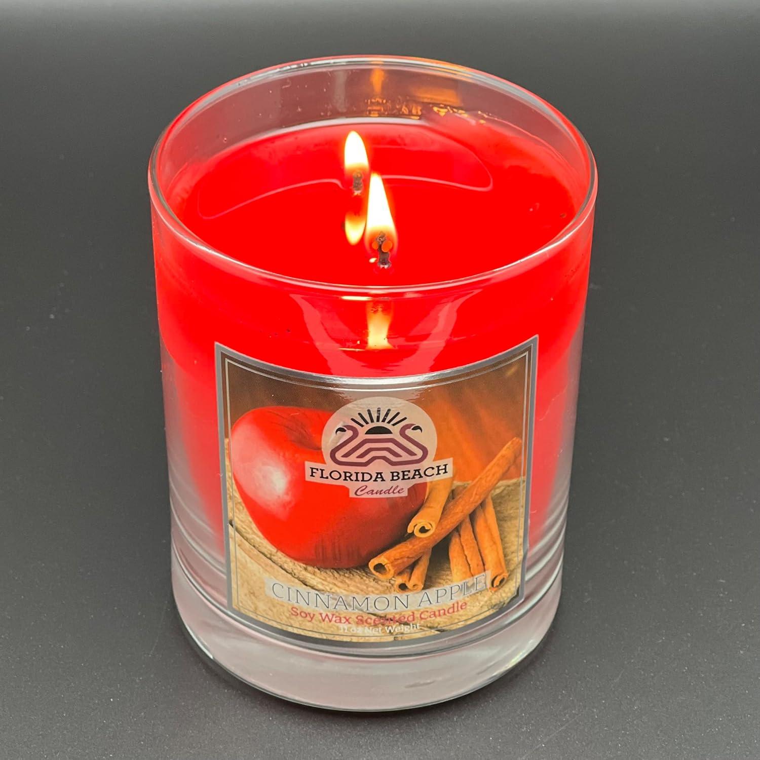 Vela Aromática Canela Manzana DTF 311g 100% Soja 50hrs