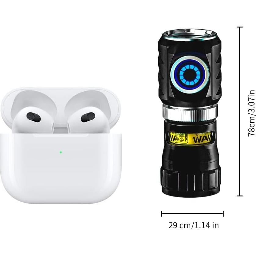 Linterna Mini EDC WARSUN FXXF 1000 Lúmenes Recargable