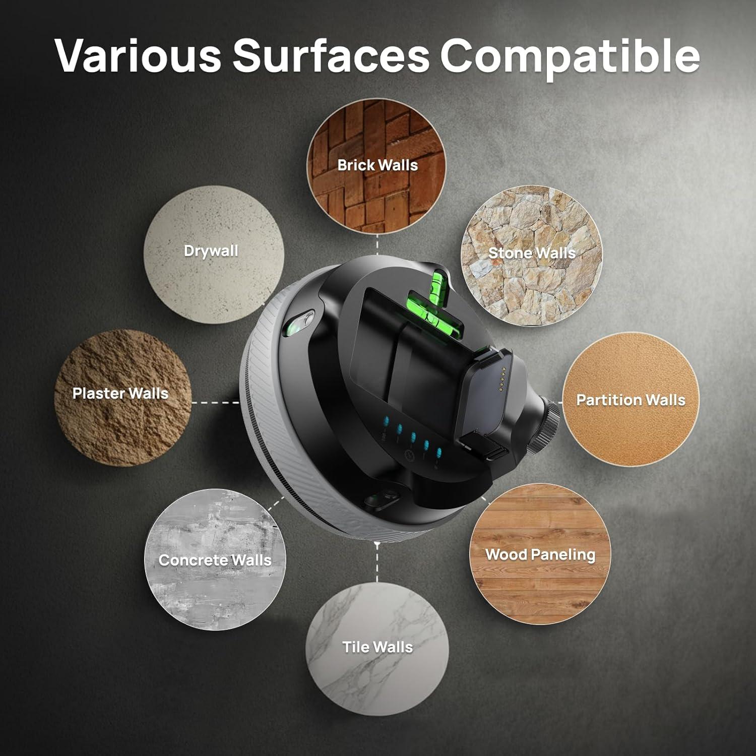 Nivel Láser HOZO M-Cube02 Verde con Base Rotativa 360°