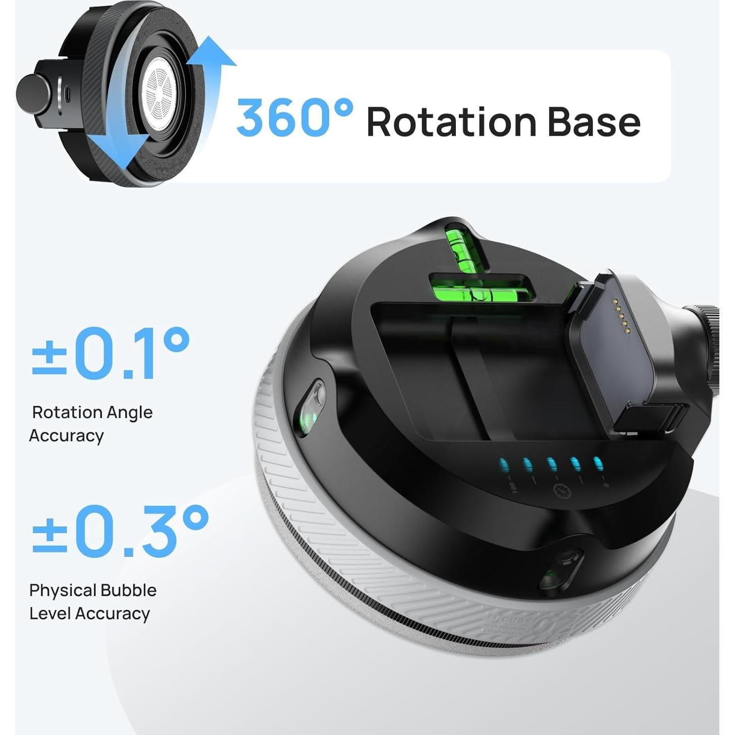 Nivel Láser HOZO M-Cube02 Verde con Base Rotativa 360°