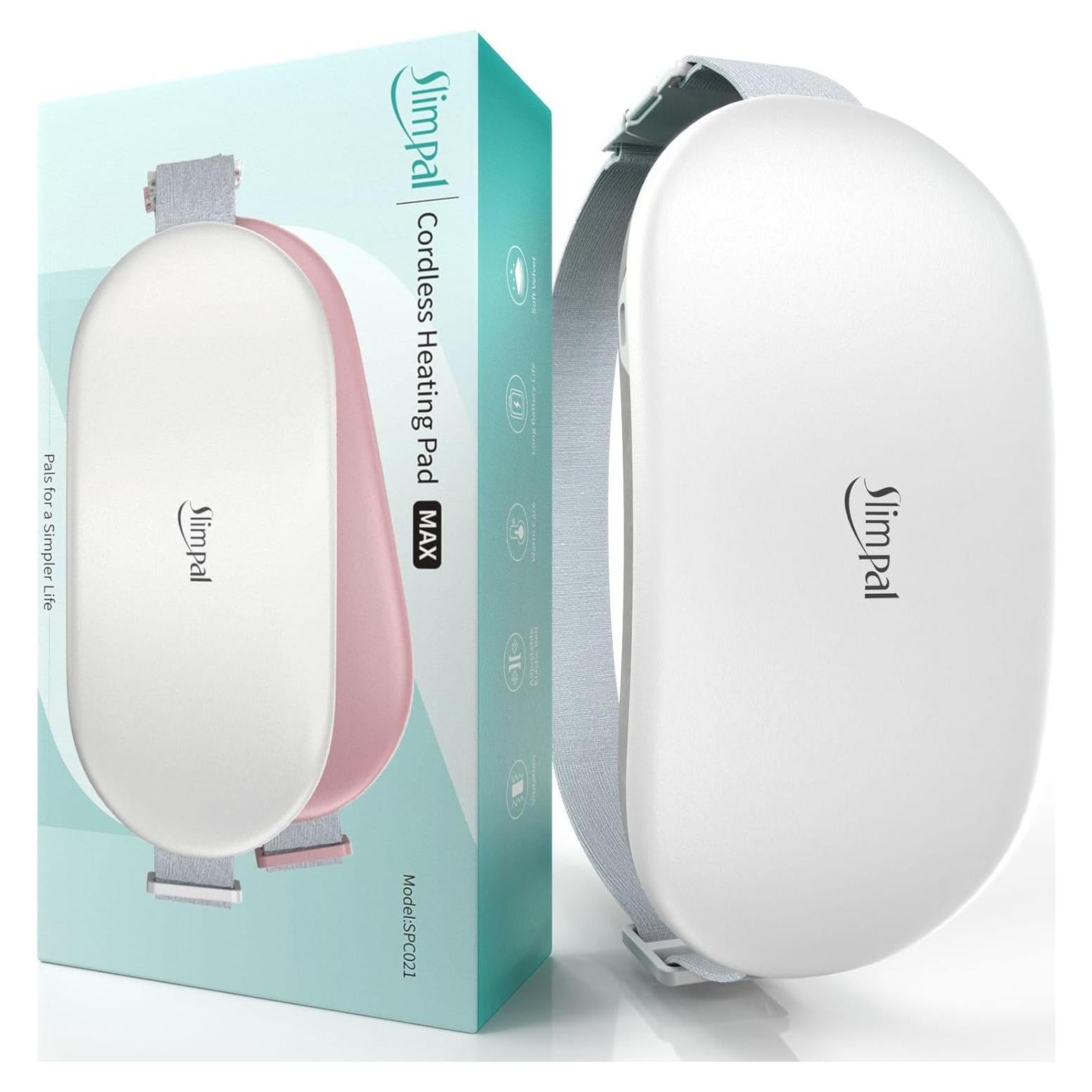 Almohadilla Térmica Slimpal Grande Inalámbrica para Alivio Menstrual