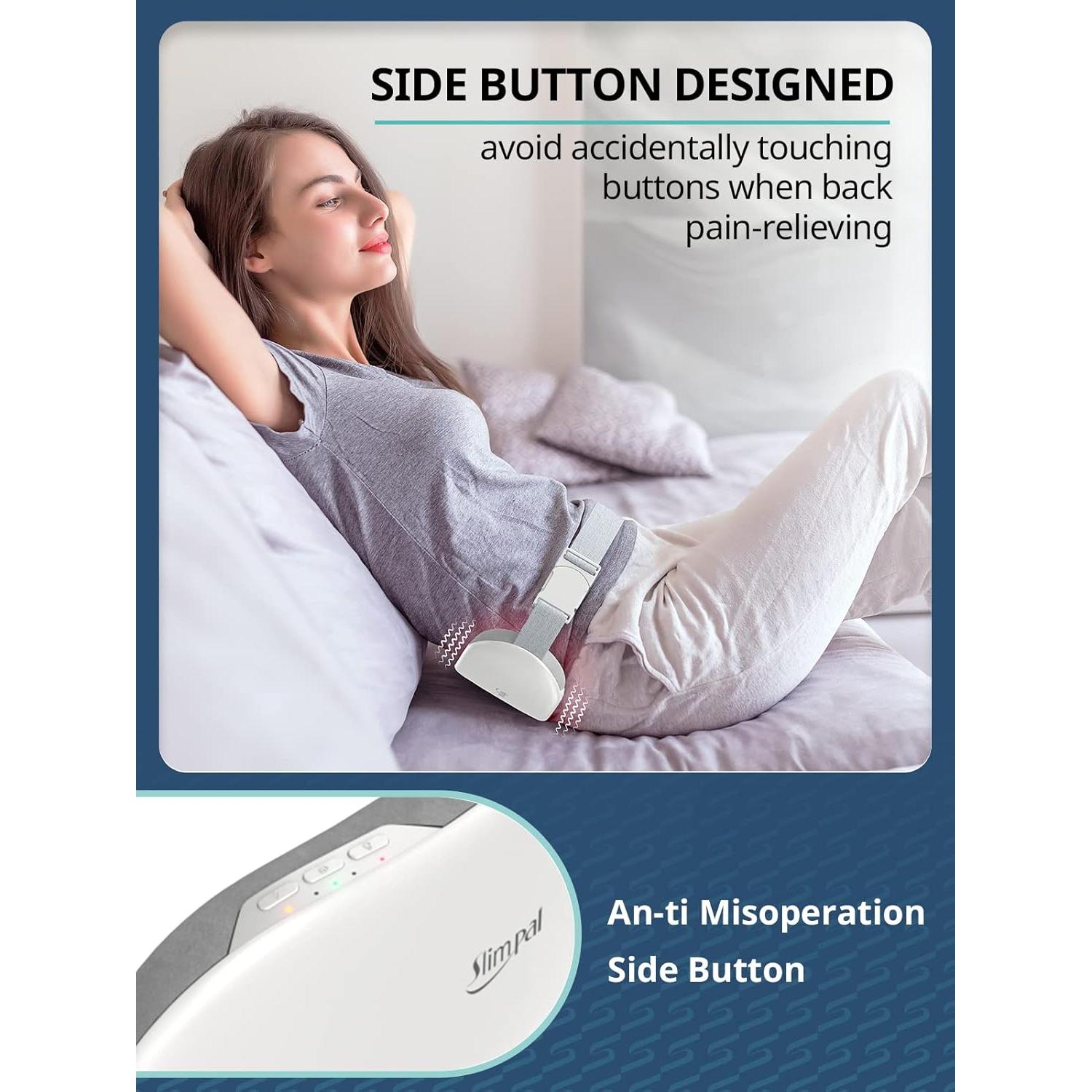 Almohadilla Térmica Slimpal Grande Inalámbrica para Alivio Menstrual