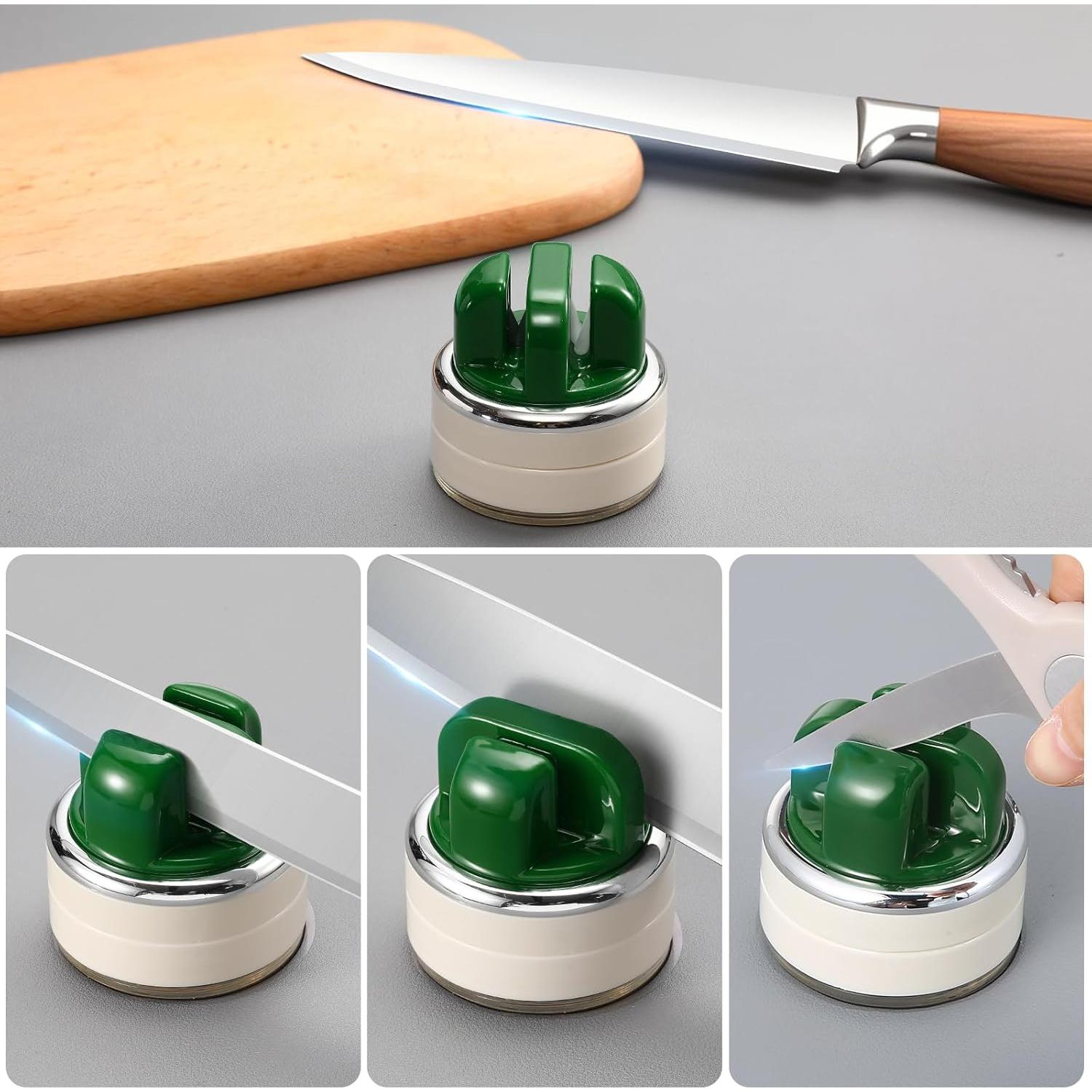 Afilador de Cuchillos Senquoyn Verde Compacto 6.9 cm