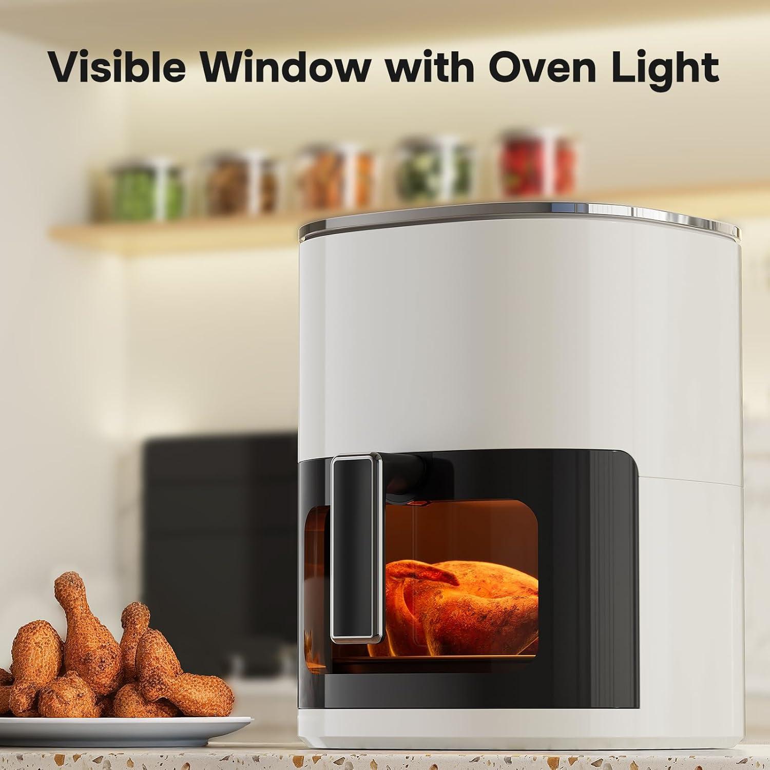 Freidora de Aire Simple Deluxe 6L Digital 1700W Beige