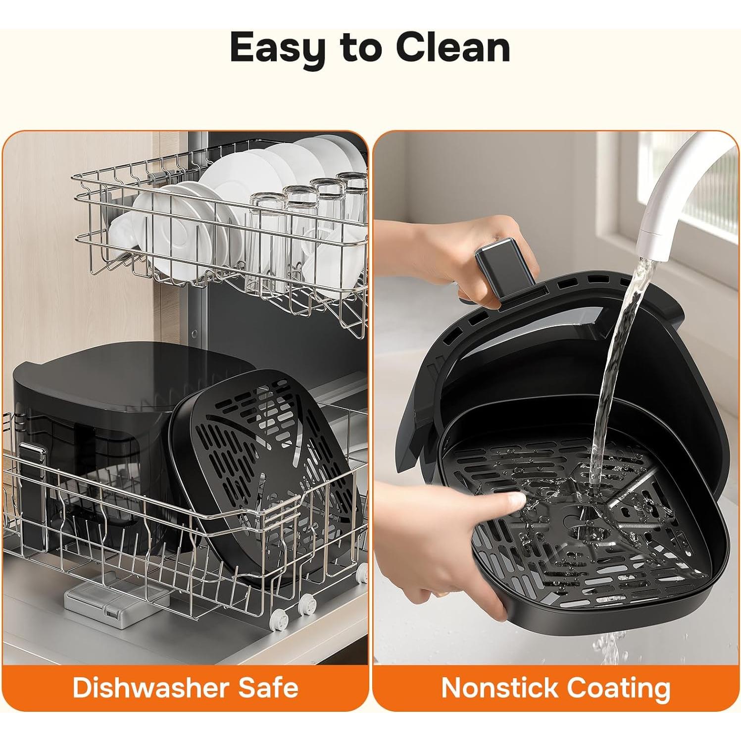 Freidora de Aire Simple Deluxe 6L Digital 1700W Beige