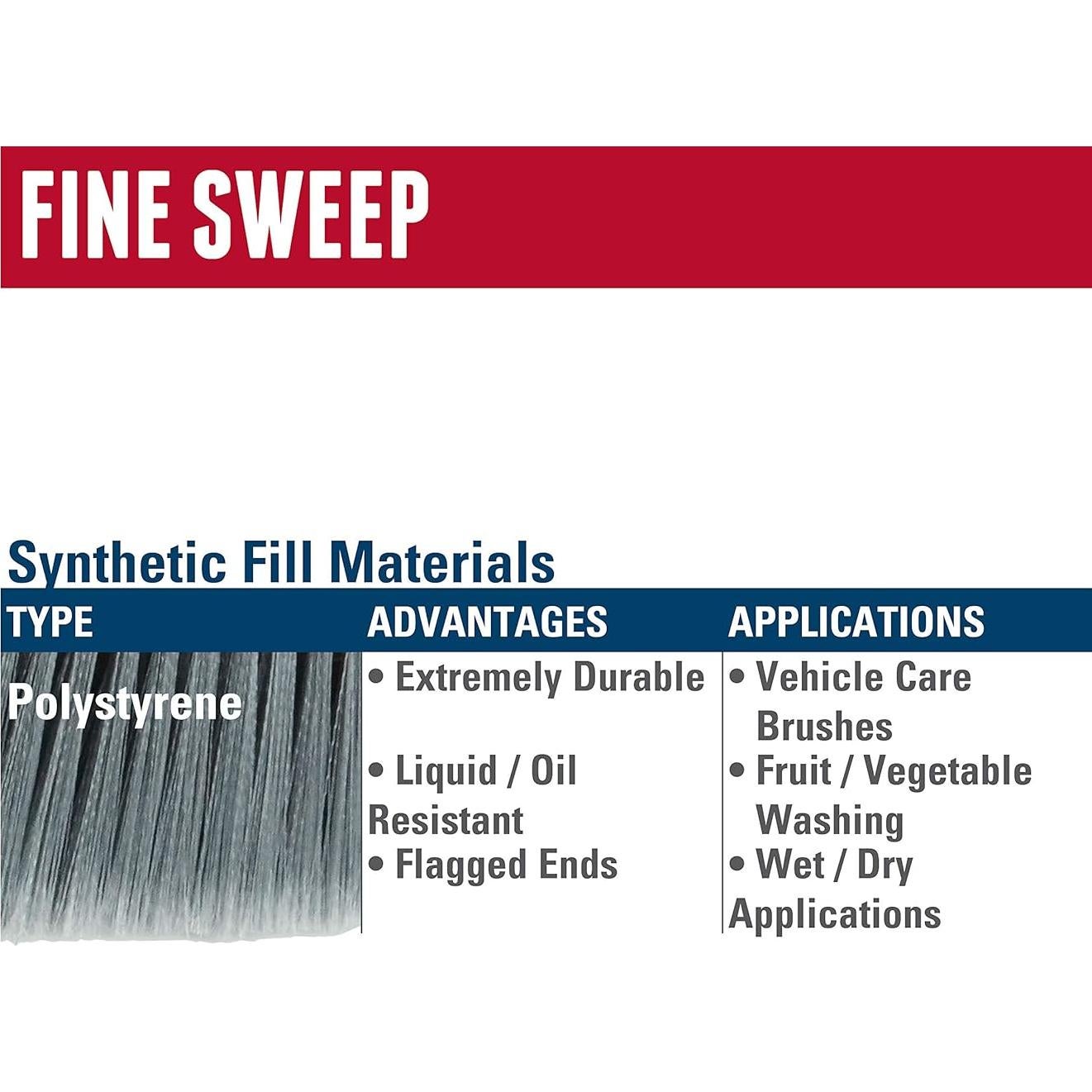 Cepillo de Autobús Weiler 70312 25.4 cm Poliestireno (Paquete de 12)