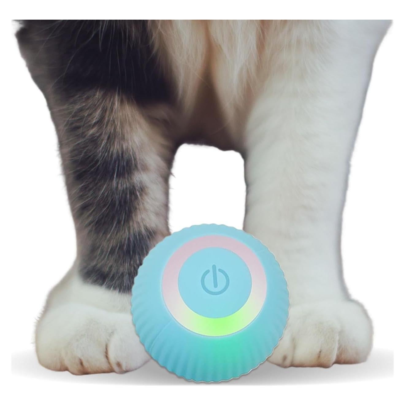 Bola Juguete Interactiva para Gatos Found Notice Azul