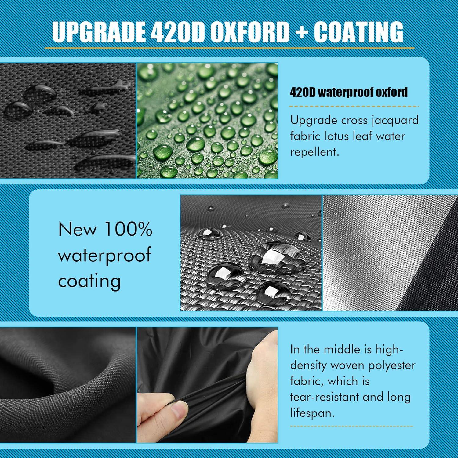 Cubierta de Congelador ZUYIYI F1000 Impermeable 86.3x58.2x86.3 cm