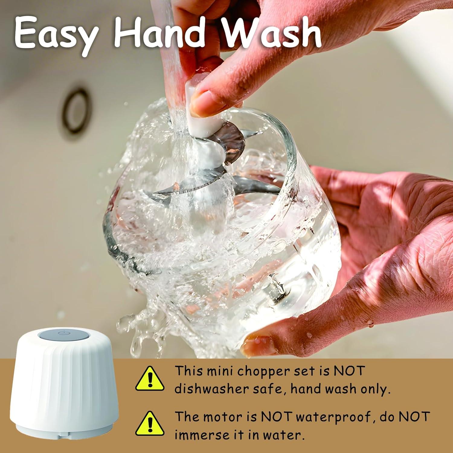 Mini Procesador de Alimentos Inalámbrico SF SUNFUNY 400ml 3 Tazones