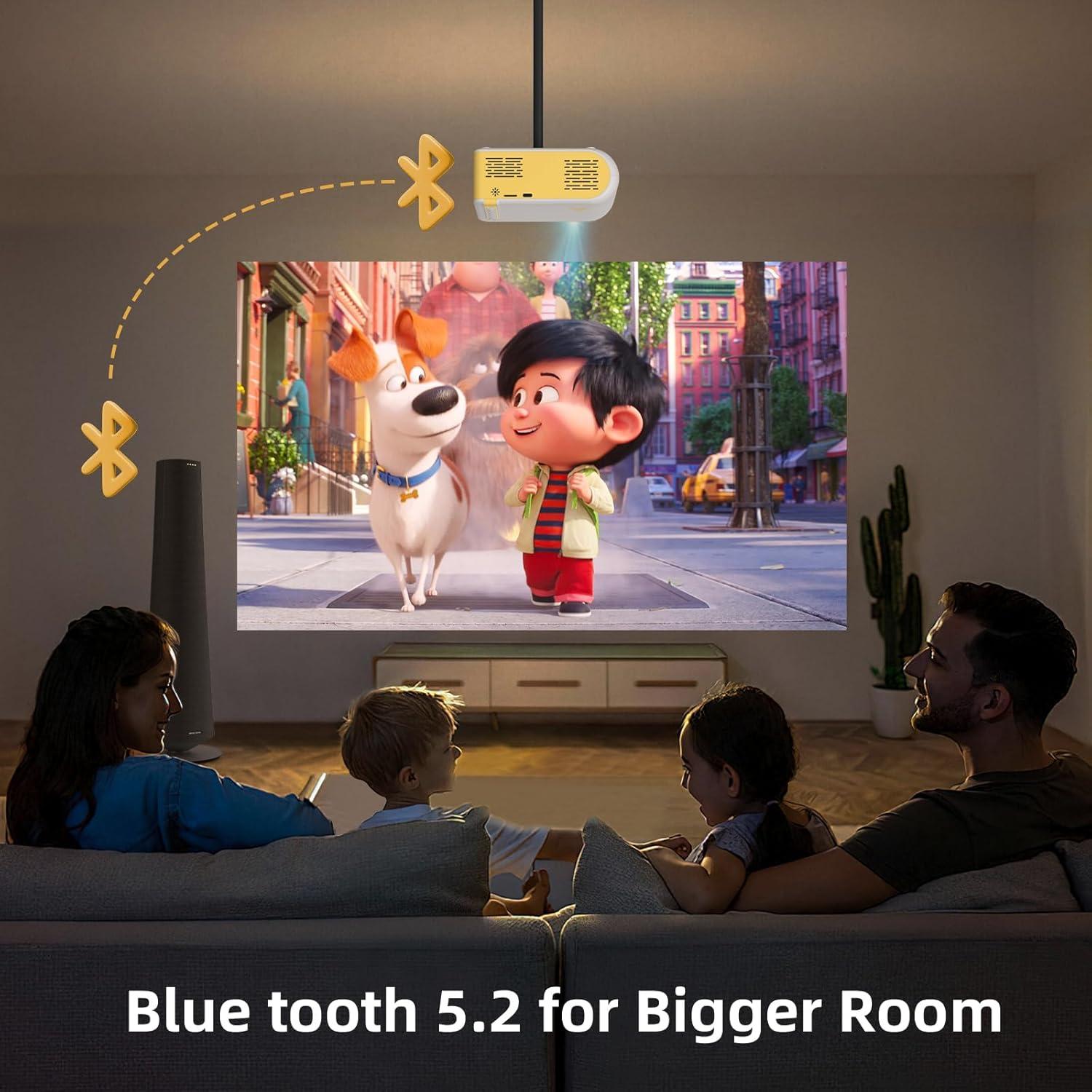 Proyector Mini KSAN VF210 1080P WiFi Bluetooth Altavoz 348g