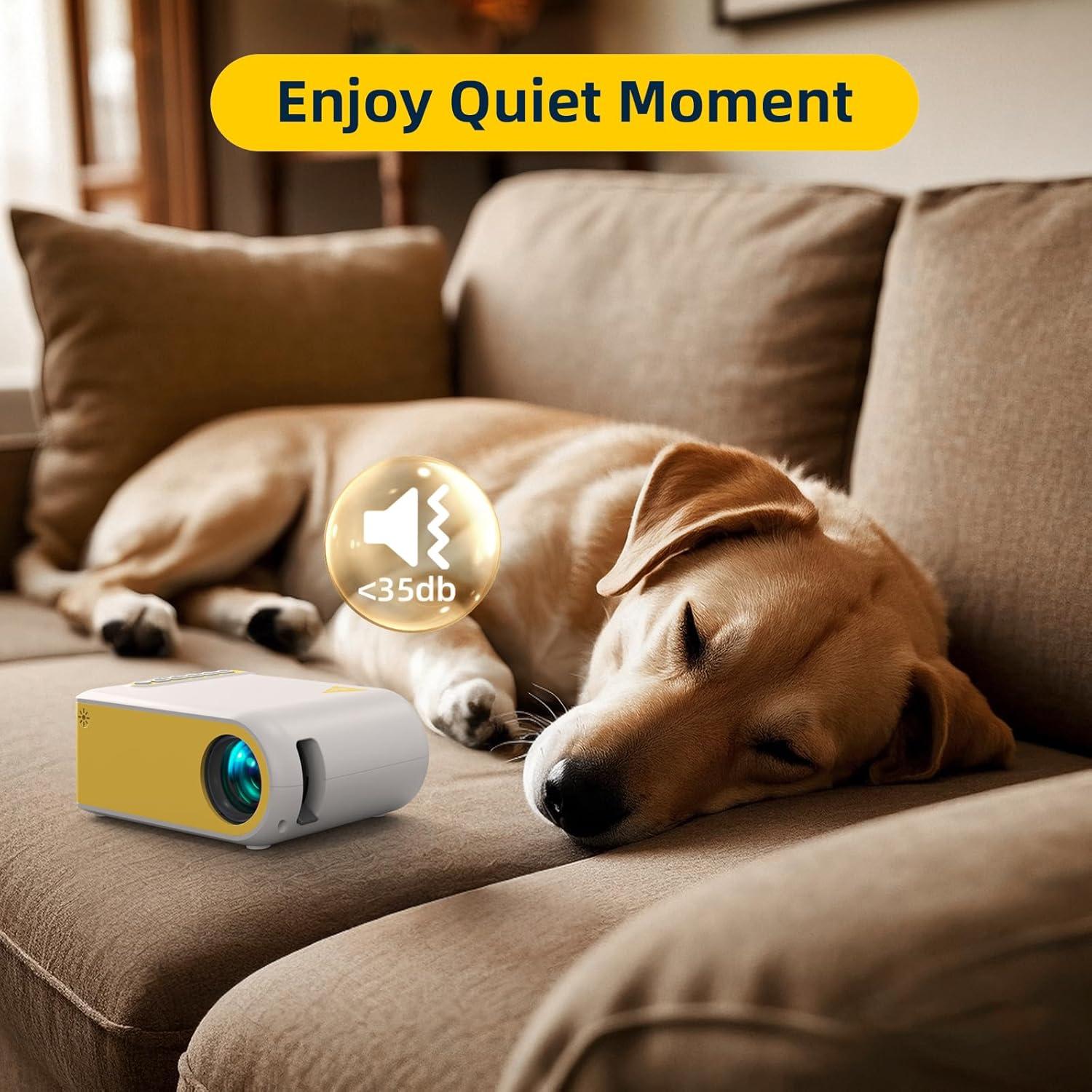 Proyector Mini KSAN VF210 1080P WiFi Bluetooth Altavoz 348g