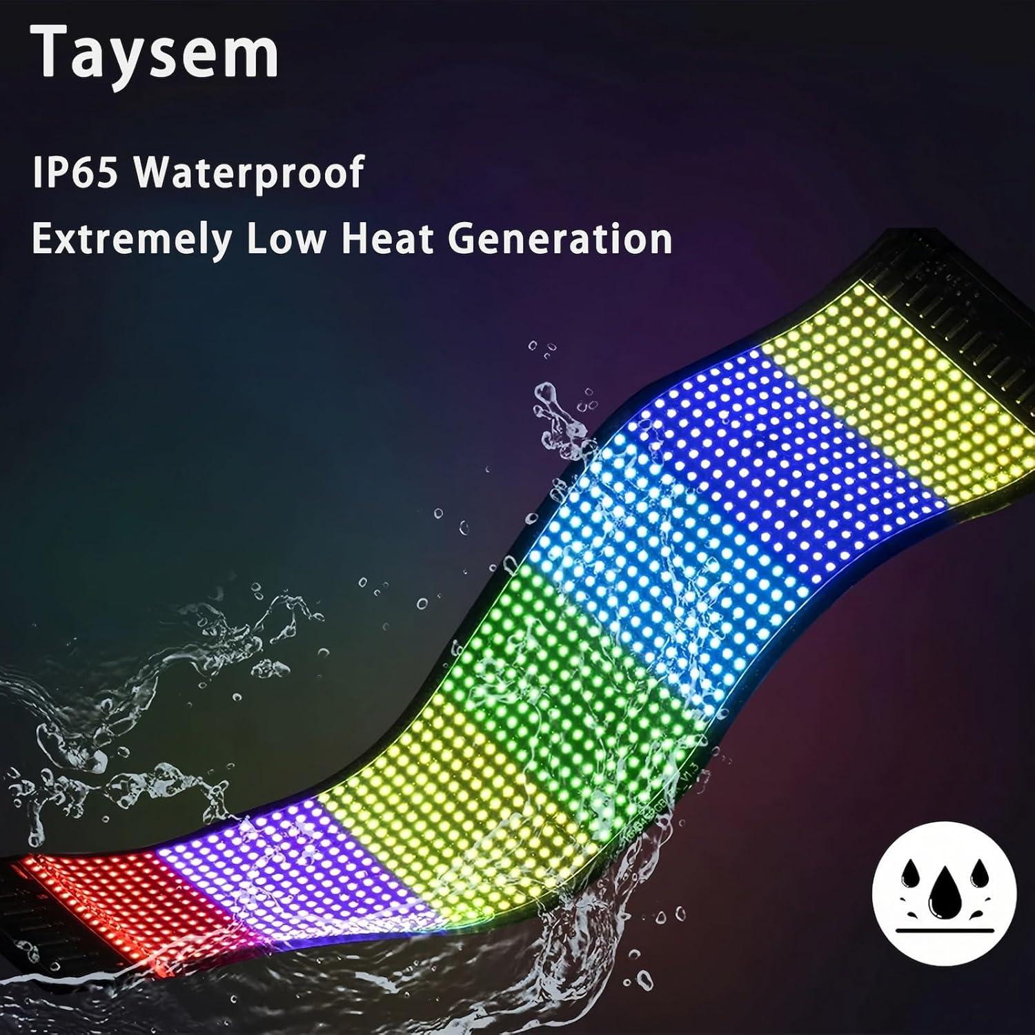 2 Ojos LED Personalizables Taysem HRP-2064 para Parabrisas