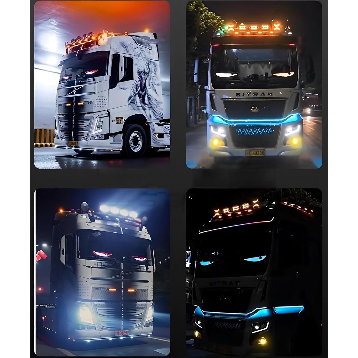 2 Ojos LED Personalizables Taysem HRP-2064 para Parabrisas