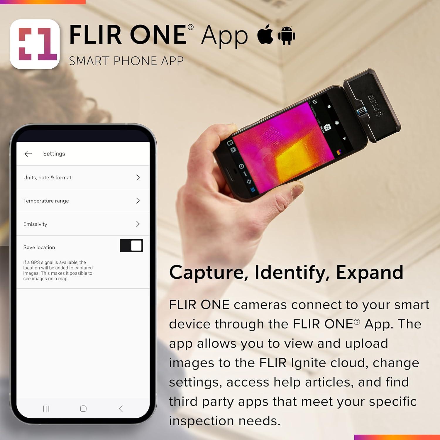 Cámara Térmica FLIR ONE Pro para iPhone 14 y anteriores