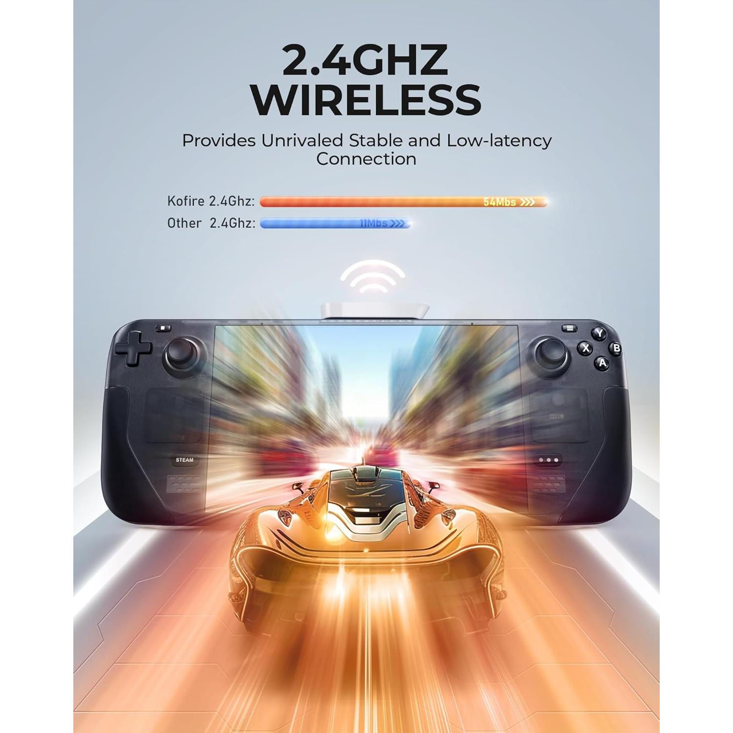 Auriculares Inalámbricos KOFIRE UG-09 Gaming 2.4GHz Bluetooth 5.4