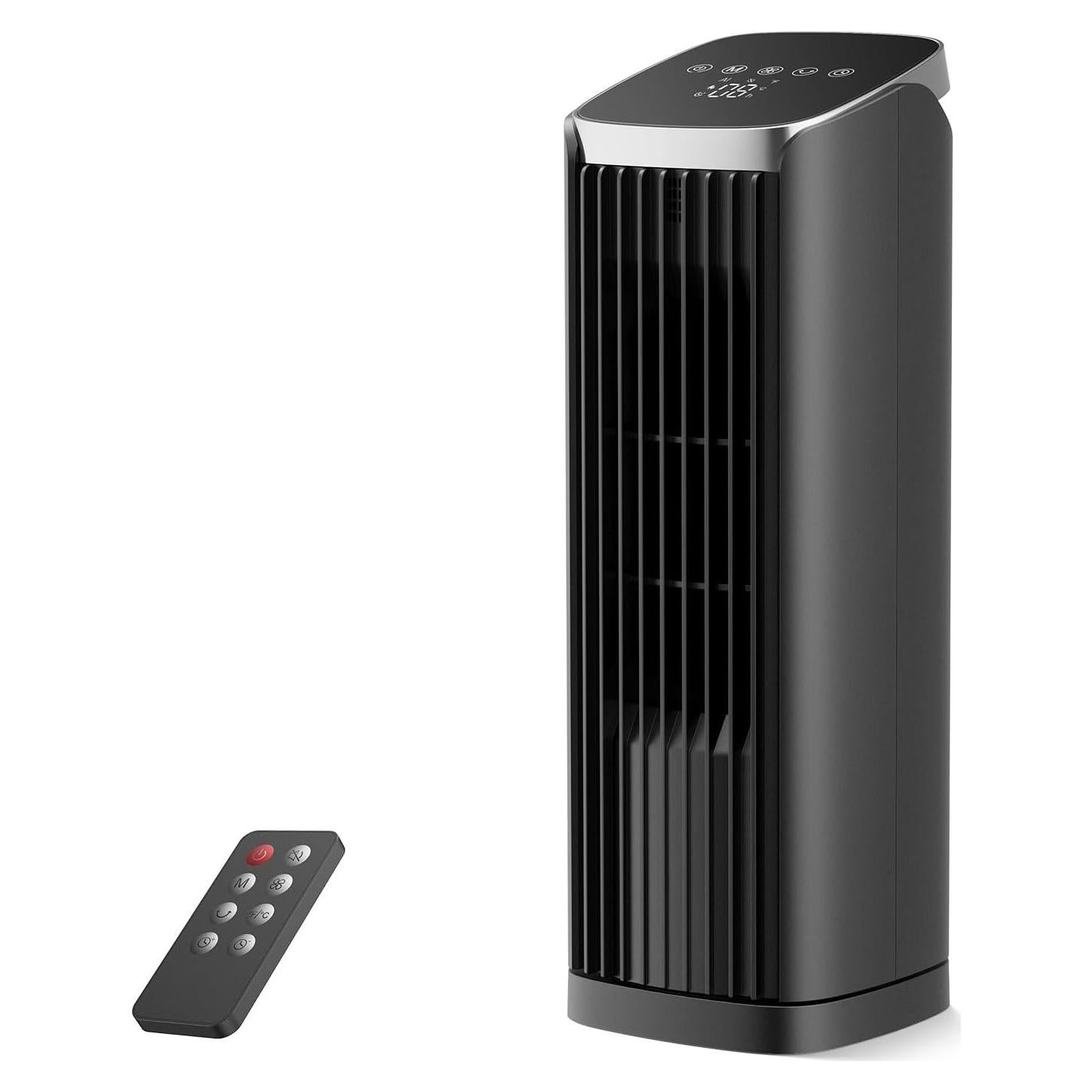 Ventilador de Torre PNTCK FTS018R 33 cm Control Remoto Oscilante