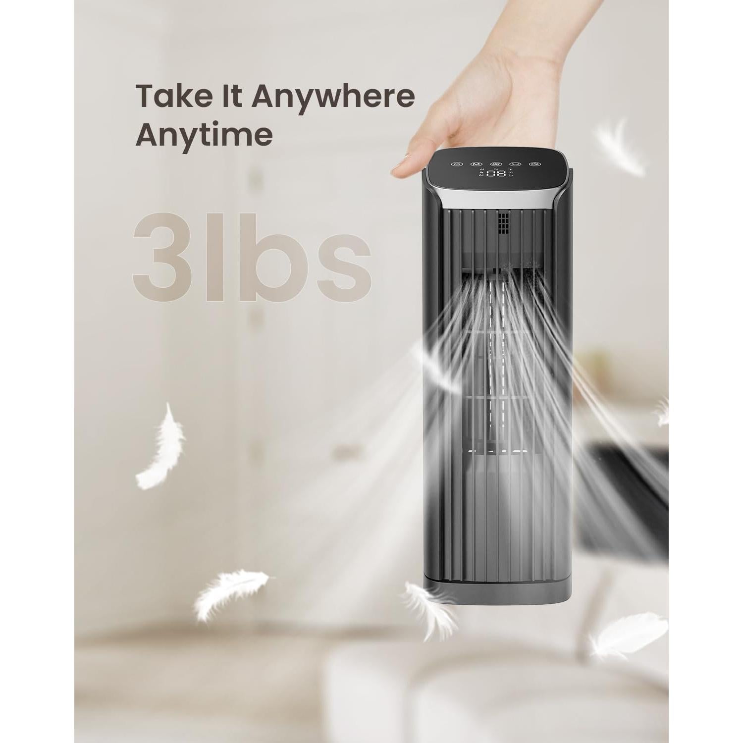 Ventilador de Torre PNTCK FTS018R 33 cm Control Remoto Oscilante