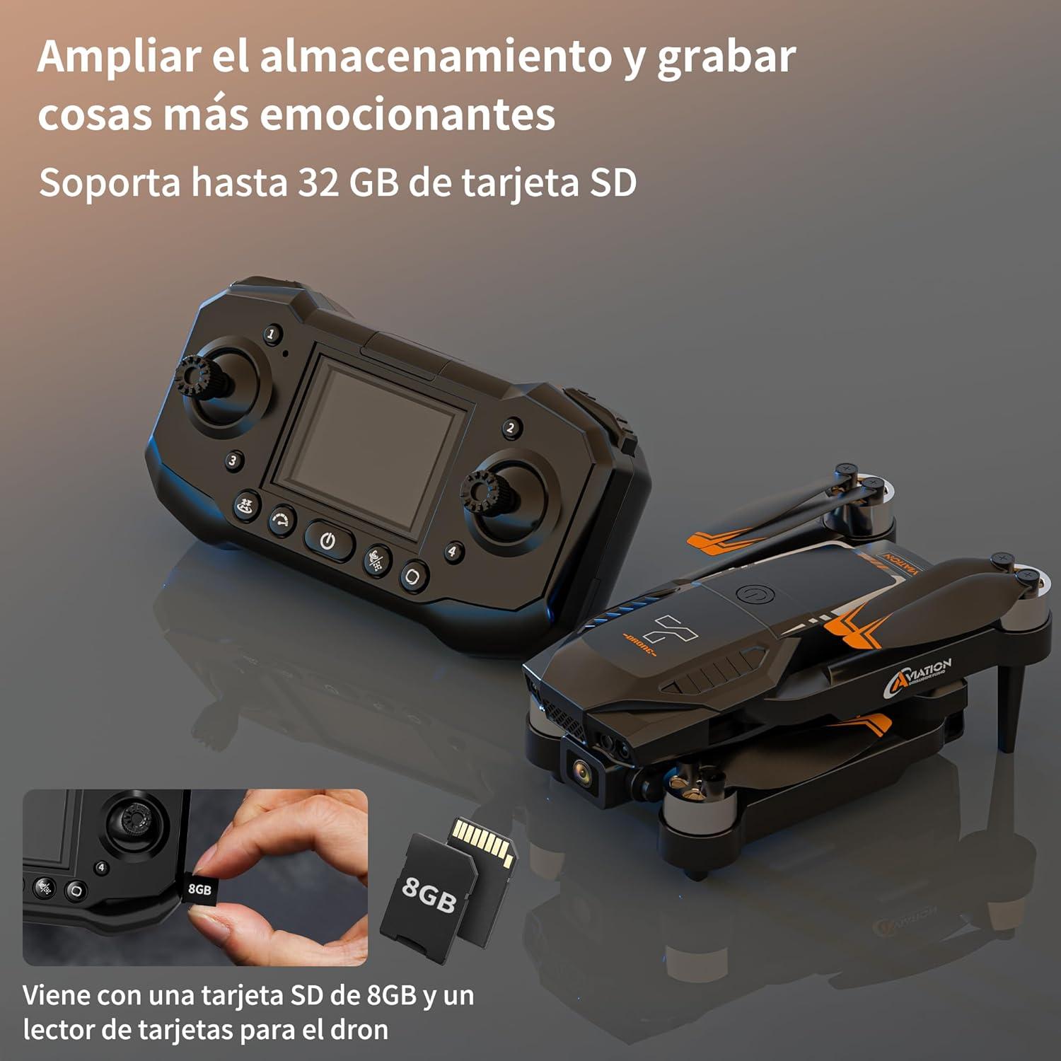 Drone FPV Suangrc F205 con Pantalla 2.4" y Cámara 1080p
