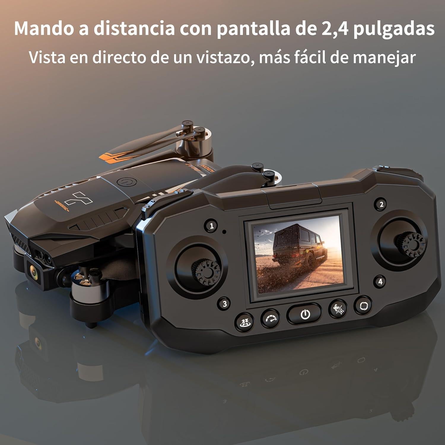 Drone FPV Suangrc F205 con Pantalla 2.4" y Cámara 1080p