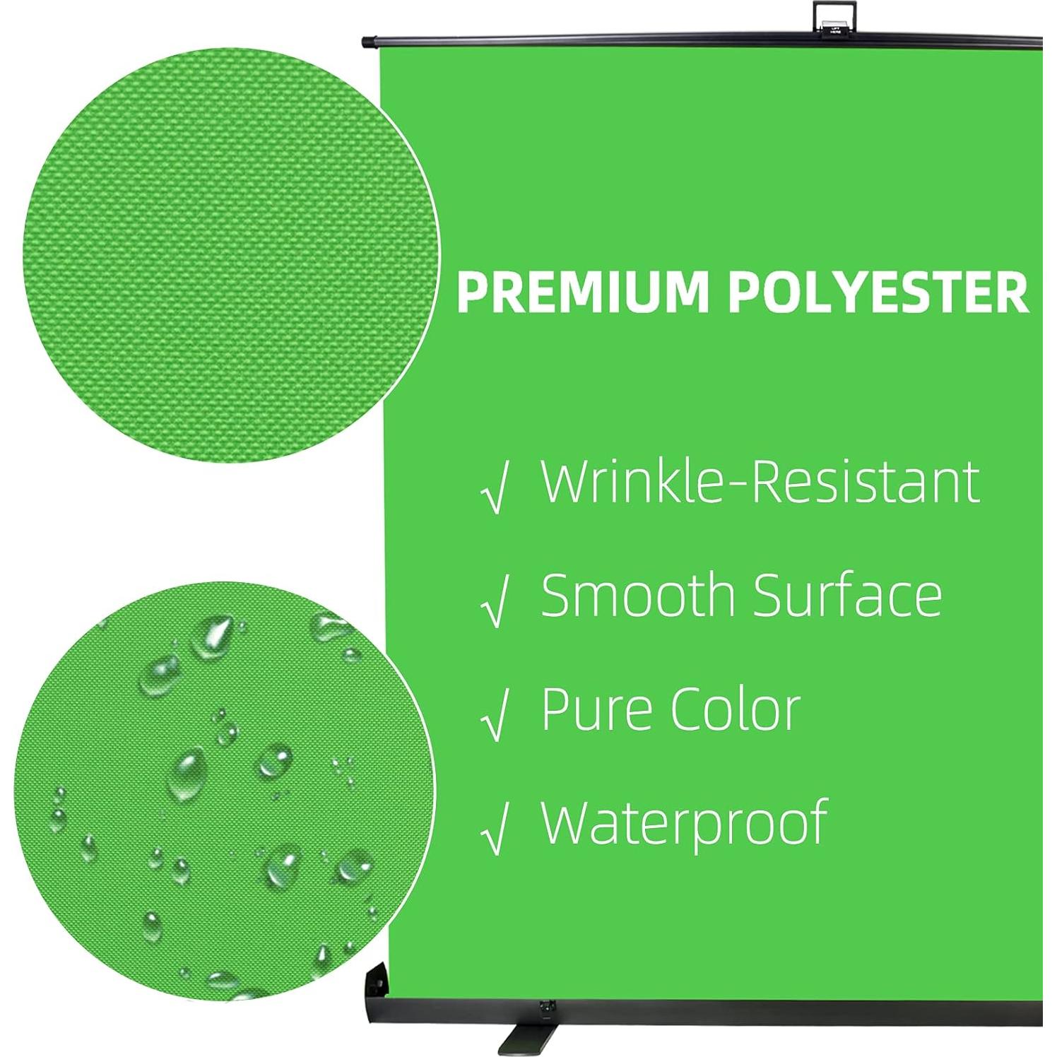 Pantalla Verde Plegable FUDESY 187.96x195.58 cm Chroma Key