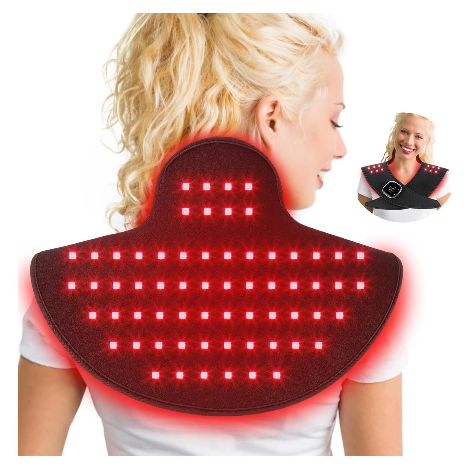 Terapia de Luz Roja Inalámbrica YUQBLITTY 660nm 850nm 5 Modos