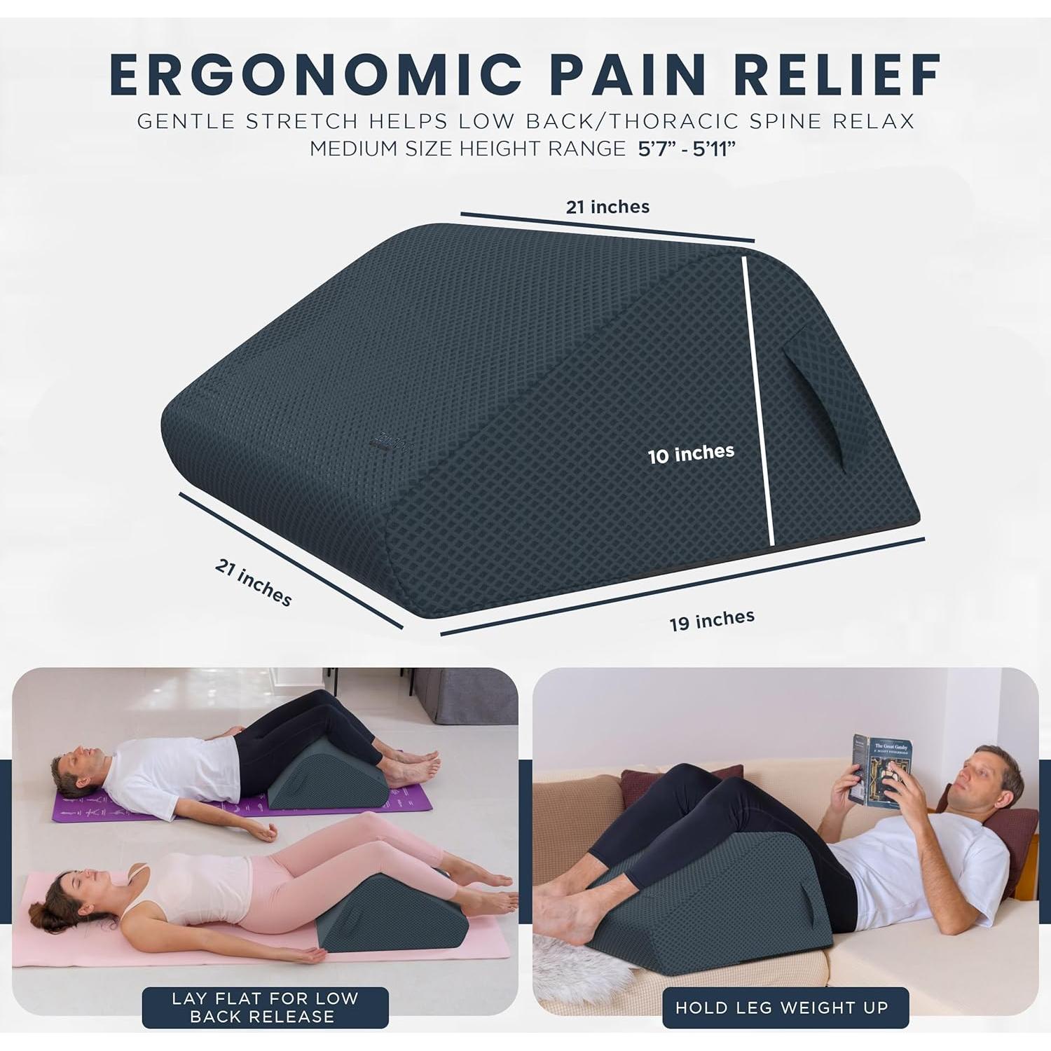 Cuña Elevadora de Piernas ZenBloks - Almohada Ergonómica 25.4 cm