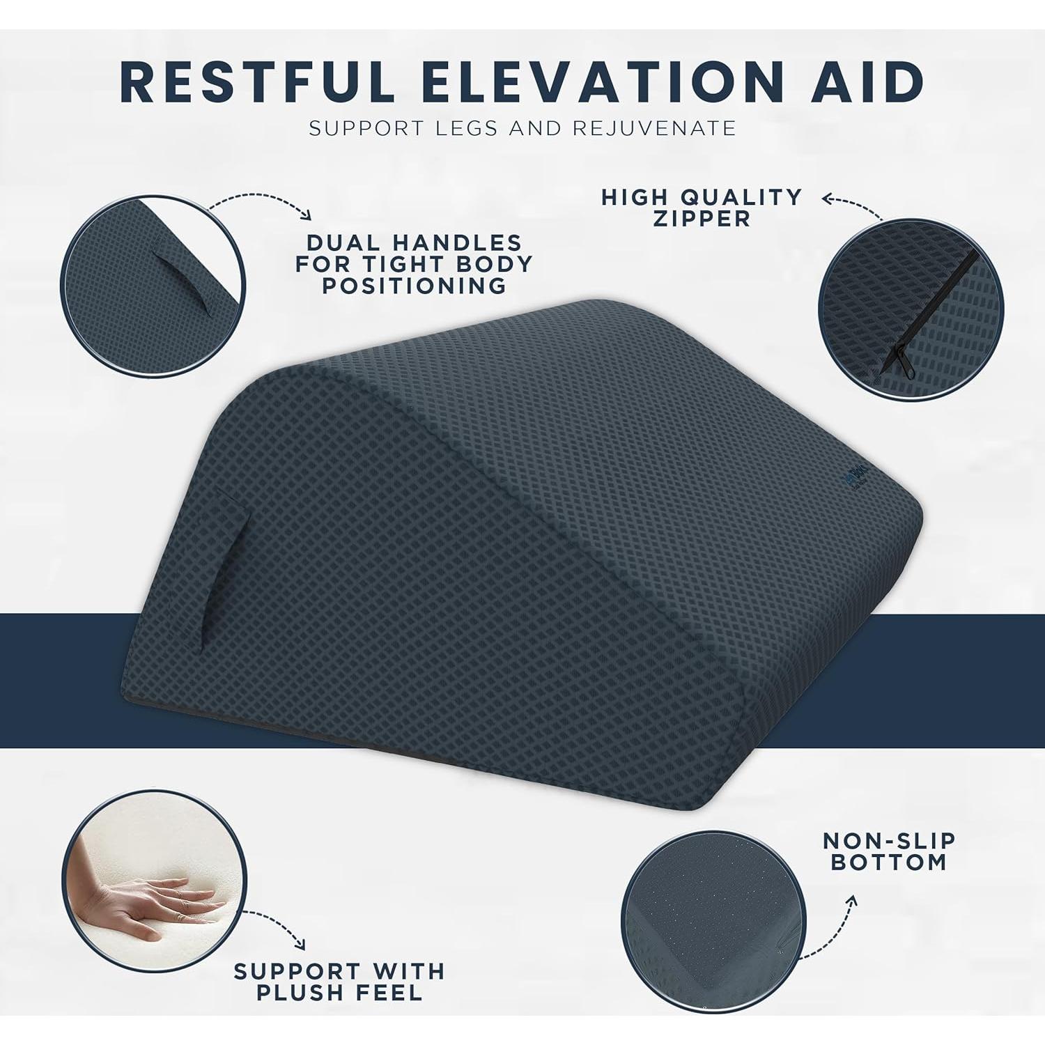 Cuña Elevadora de Piernas ZenBloks - Almohada Ergonómica 25.4 cm