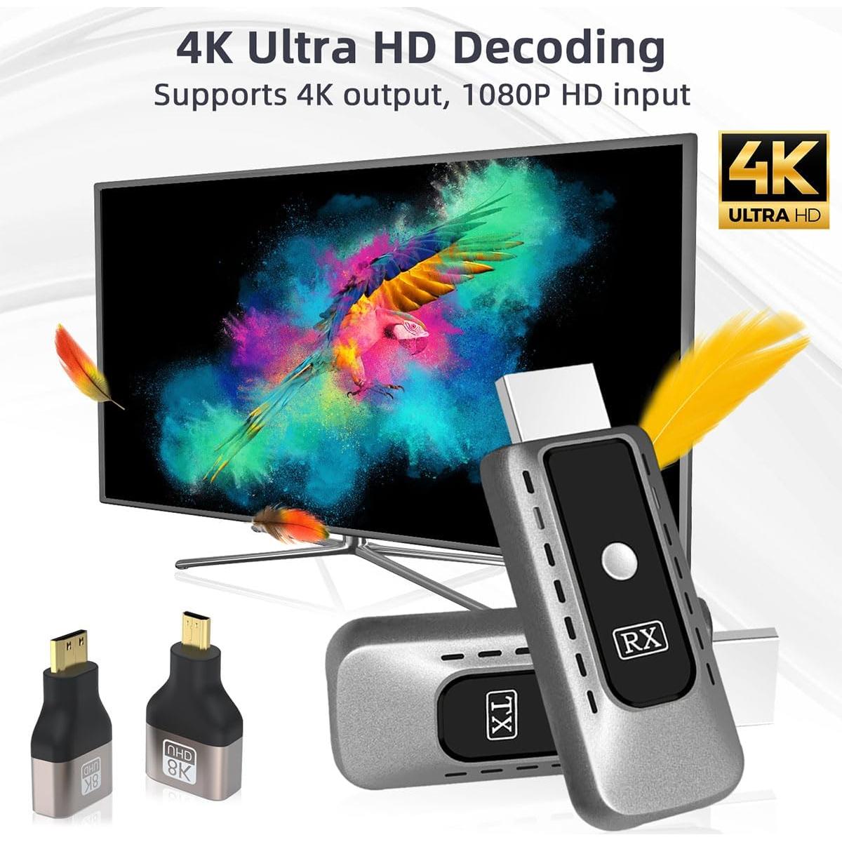 Transmisor y receptor HDMI inalámbrico SUNMEG HE30 1080P