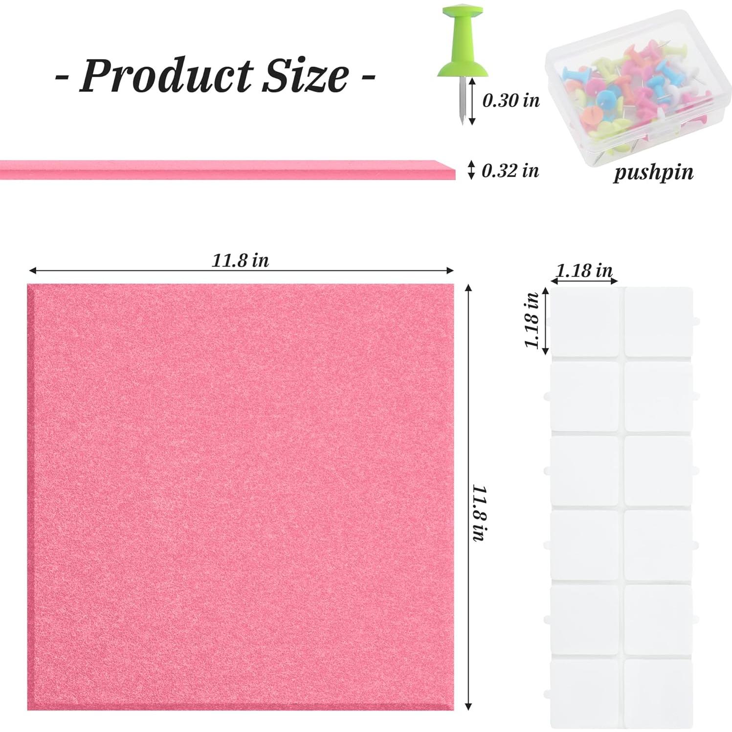 Tablero de corcho alternativo ZYVOQUNEX 121.9x91.4cm 12 paneles
