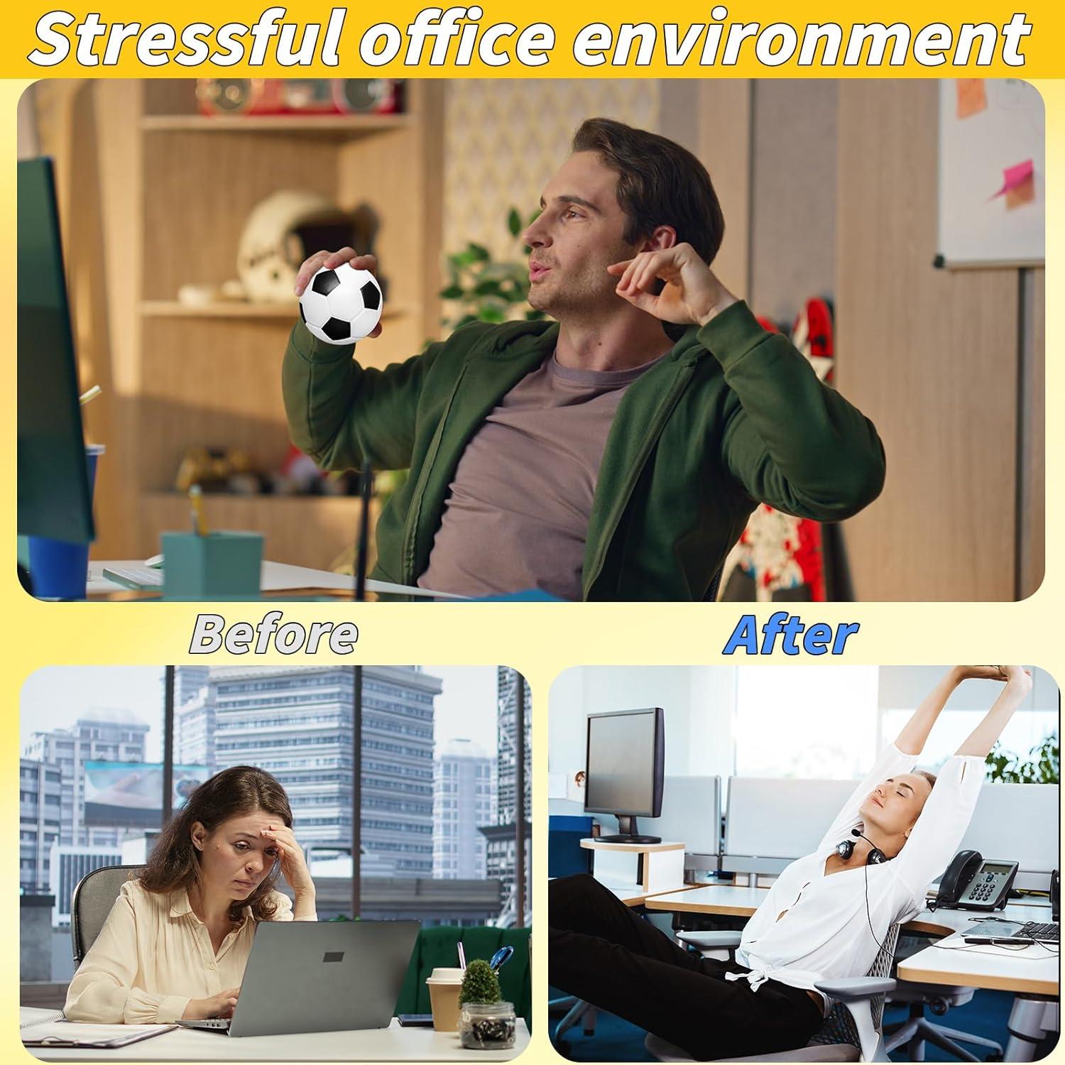 96 Mini Pelotas de Estrés Deportivas Oleitodh - Fútbol, Baloncesto, Béisbol