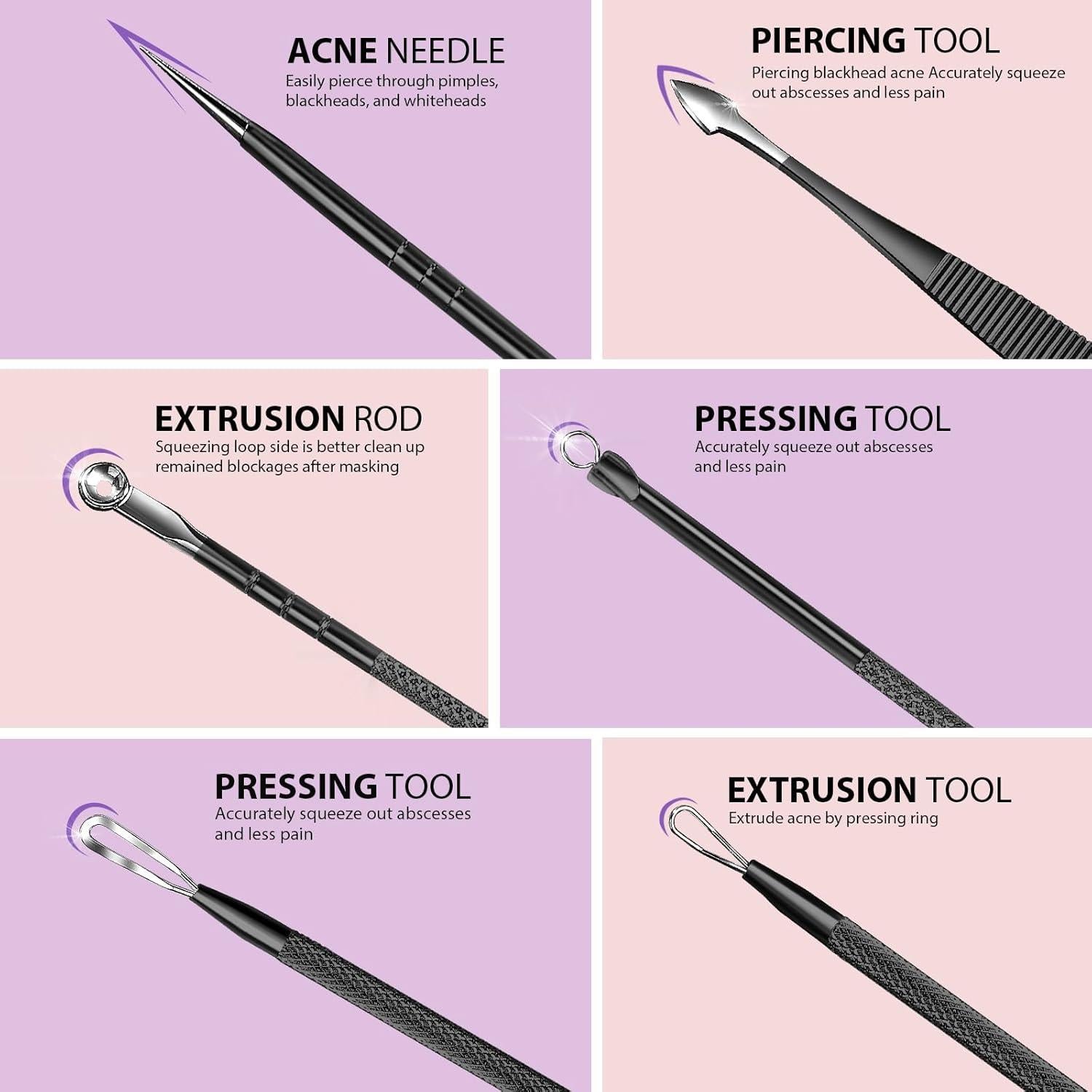 Kit de Herramientas para Remover Puntos Negros Teenitor 7 en 1