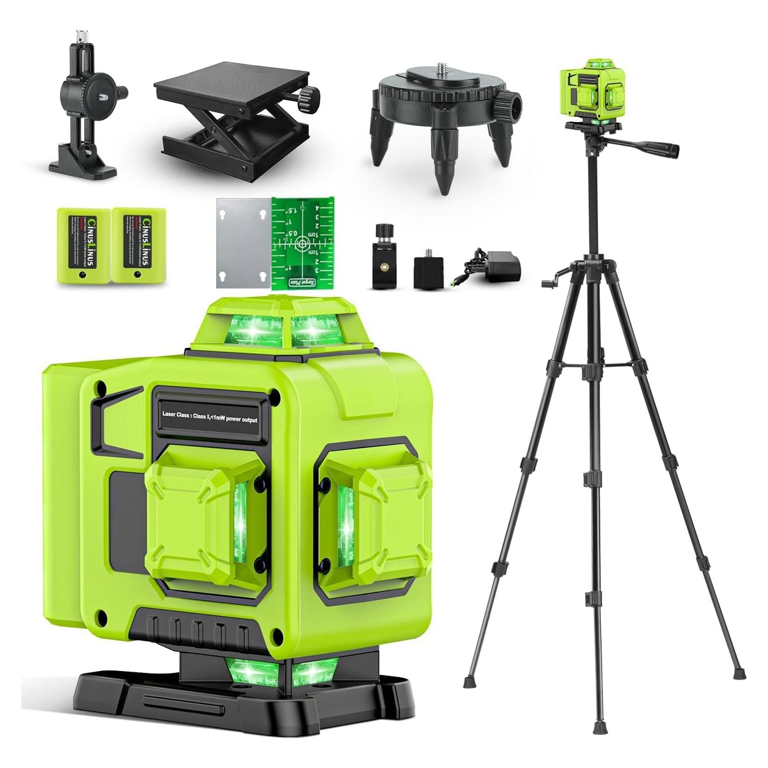 Nivel Láser 360 Autonivelante CinusLinus con Trípode 120cm