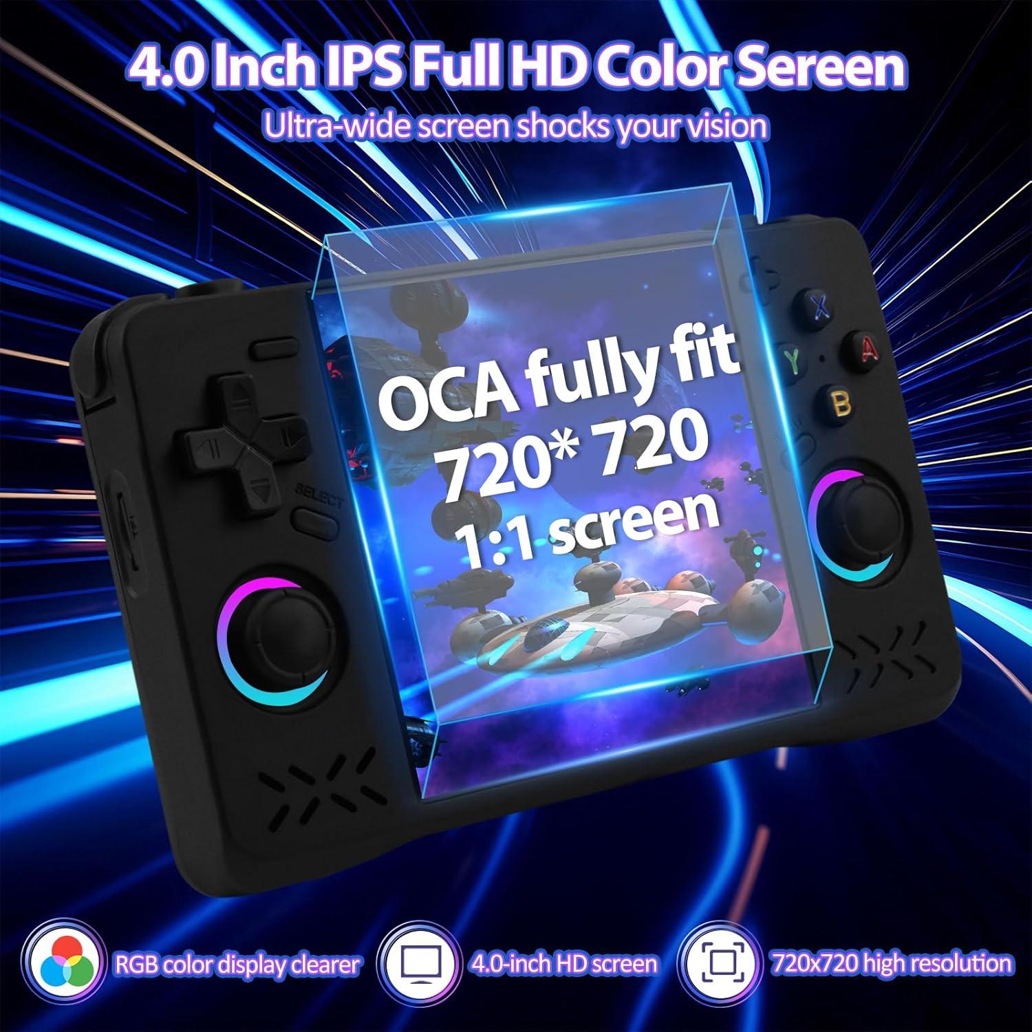 Consola de Juegos Portátil EraVortx XF40H 128GB Pantalla IPS 4"