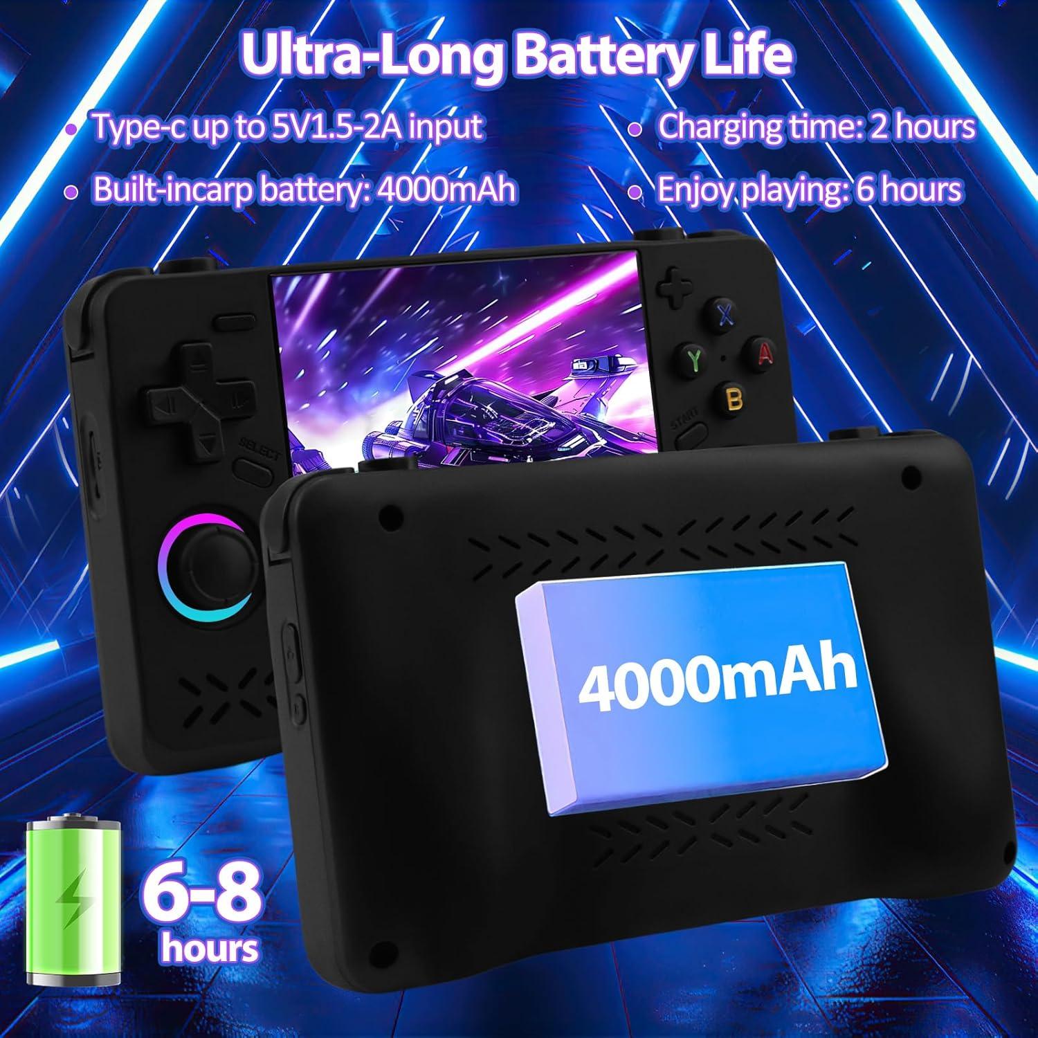 Consola de Juegos Portátil EraVortx XF40H 128GB Pantalla IPS 4"