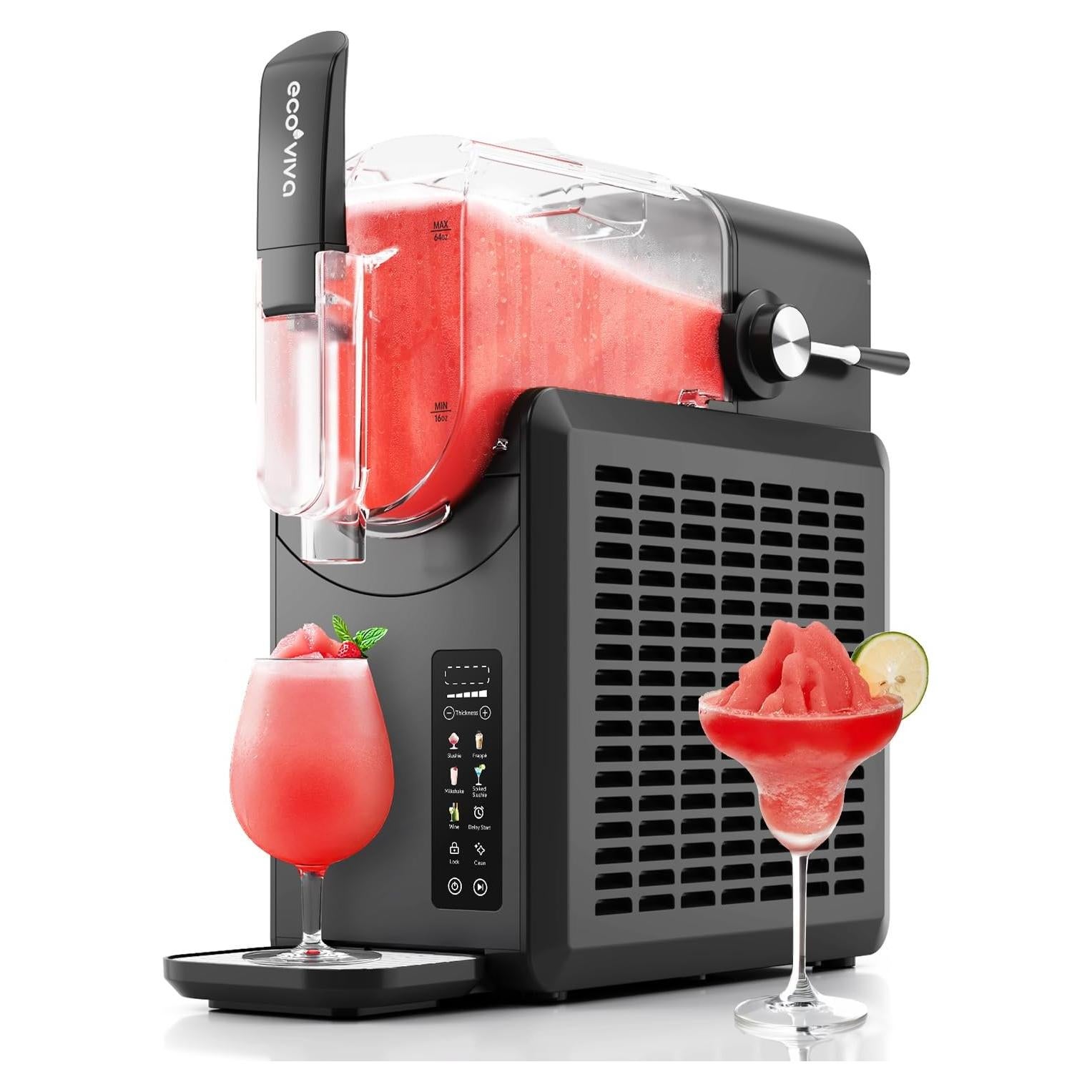 Máquina de Slushie Ecoviva ECO-401CS 88 oz Pantalla Color