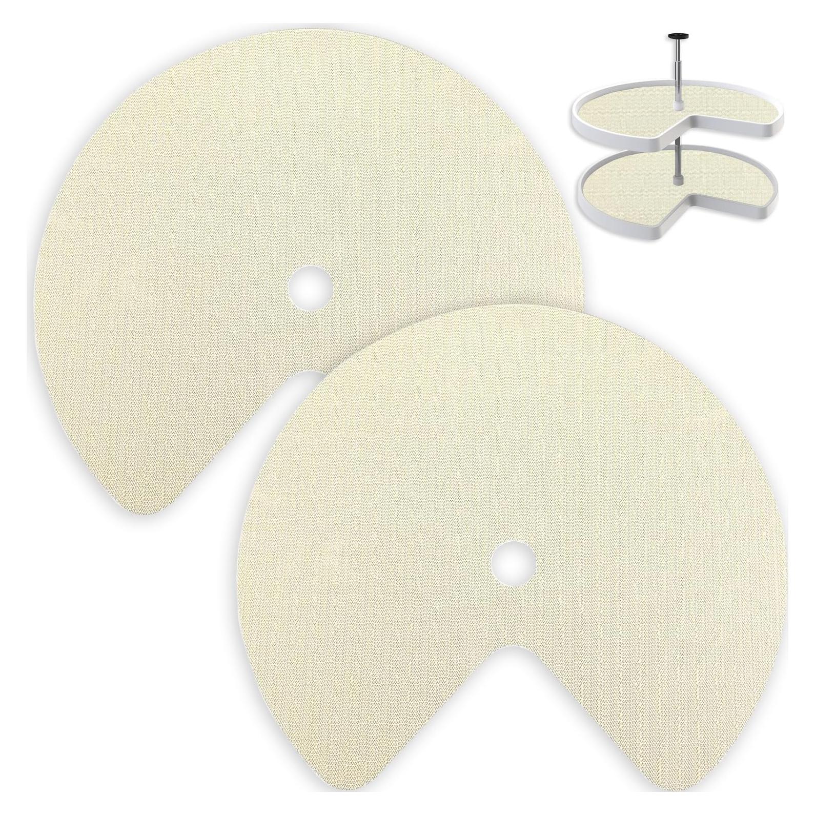 Forro de Estante Lazy Susan 66 cm - 2 Piezas Antideslizantes