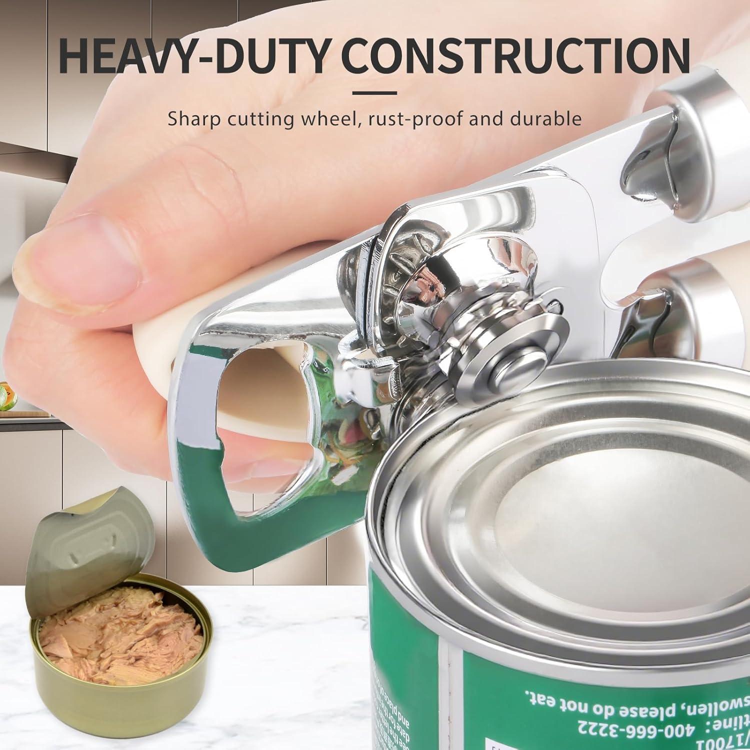 Abrelatas Manual Safring K1-B Acero Inoxidable Beige