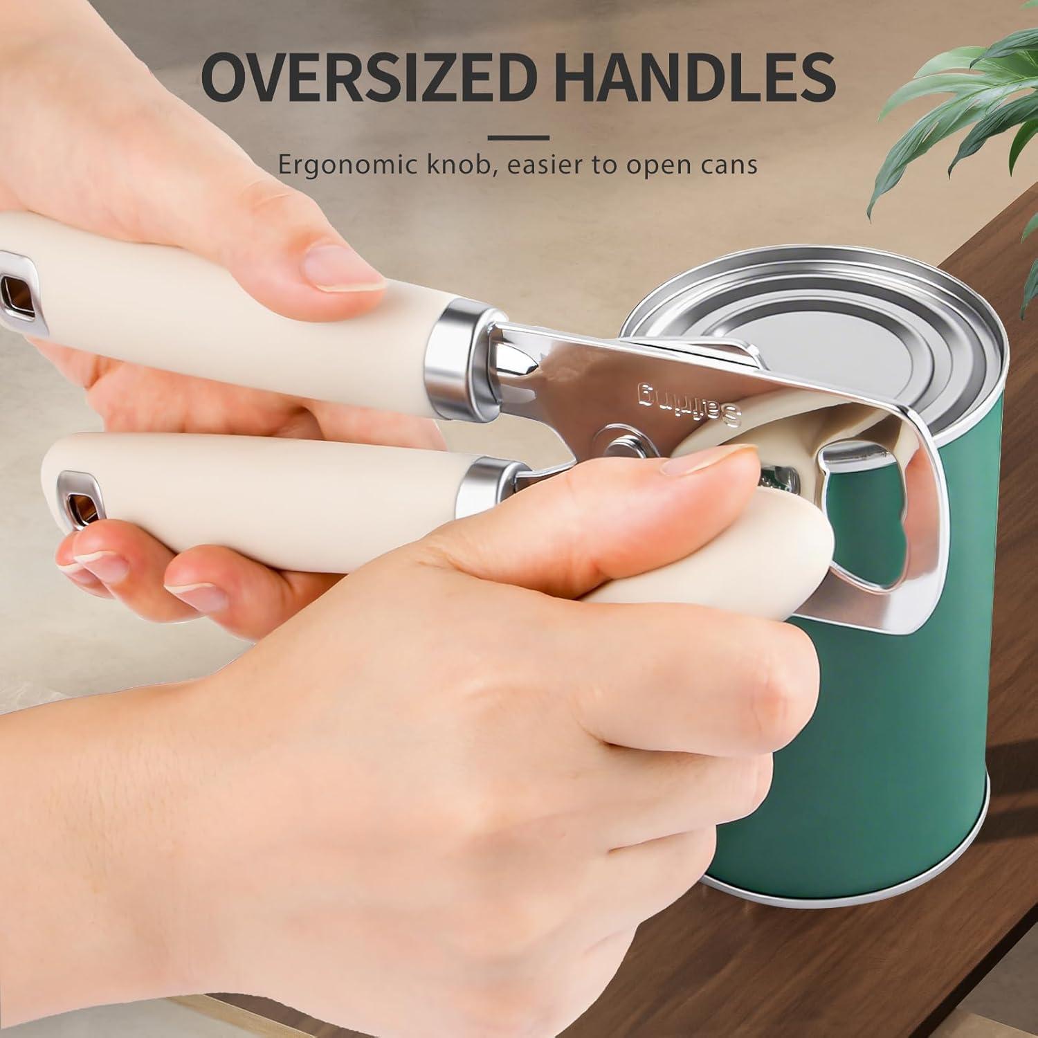 Abrelatas Manual Safring K1-B Acero Inoxidable Beige