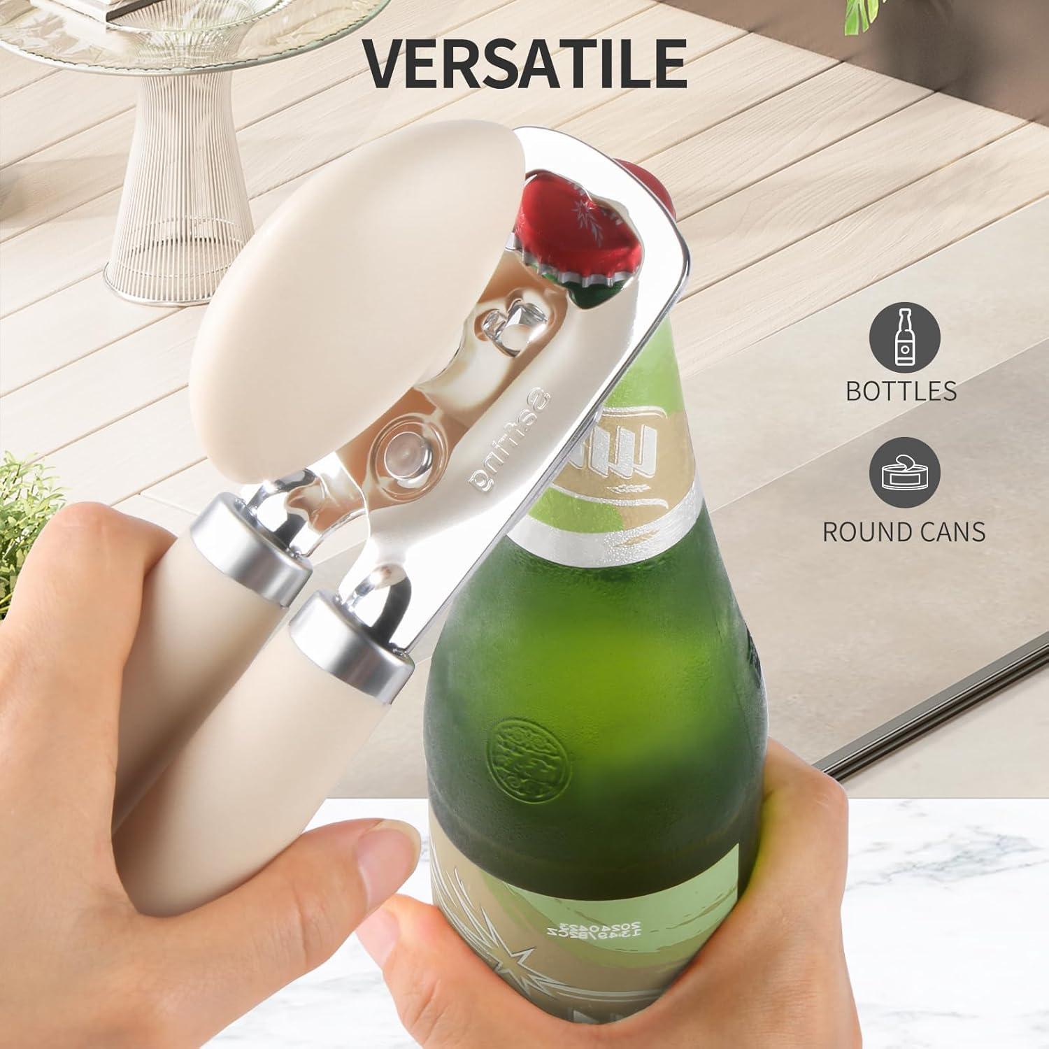 Abrelatas Manual Safring K1-B Acero Inoxidable Beige