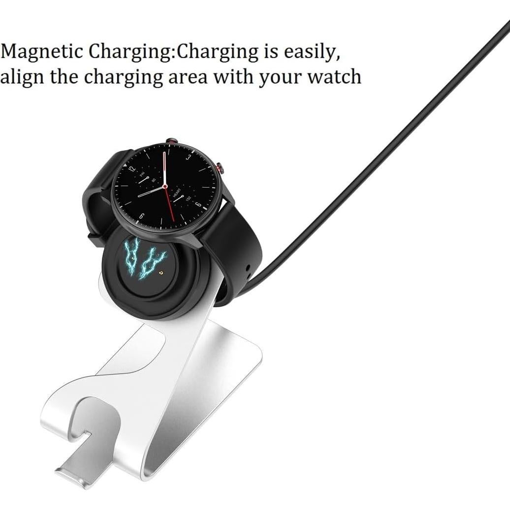 Base de Carga USB KETOPKIN para Amazfit Bip y GTR - Gris