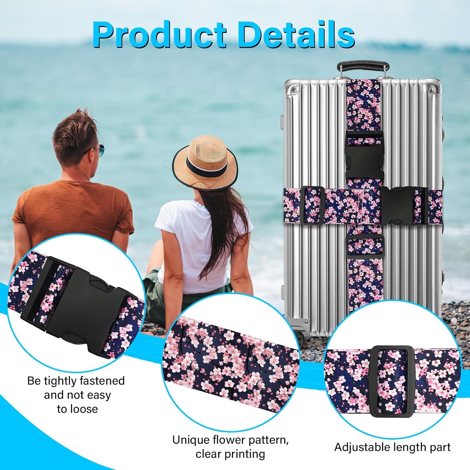 Correa de Equipaje Ajustable POLEUVETLT Anime Sakura 181 kg