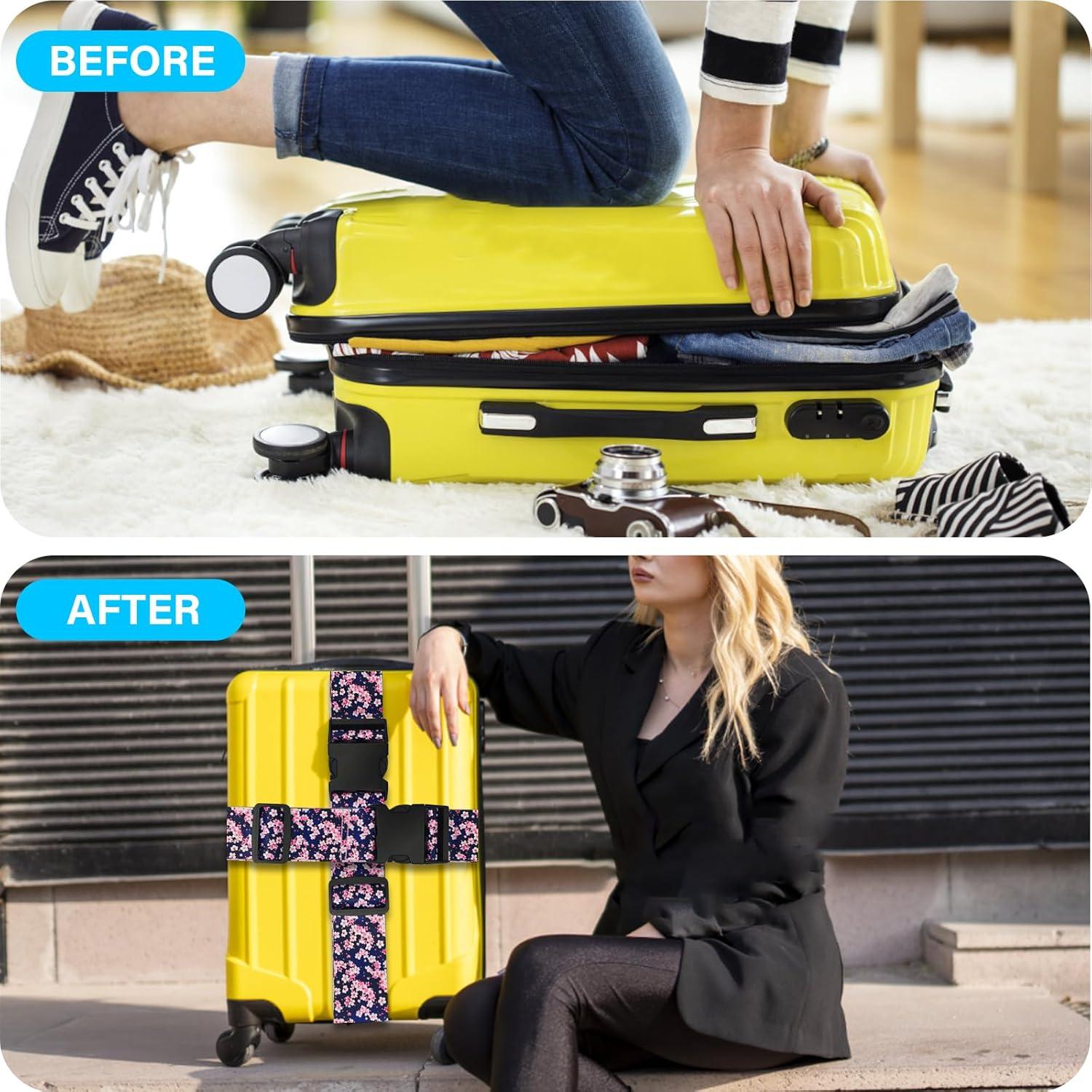 Correa de Equipaje Ajustable POLEUVETLT Anime Sakura 181 kg