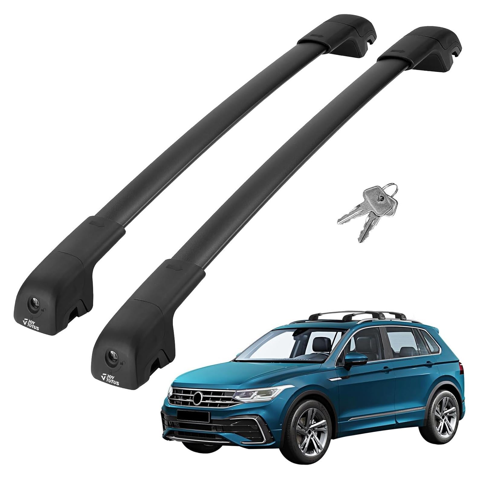 Barras Transversales JOYTUTUS para VW Tiguan 2018-2024 Antirrobo