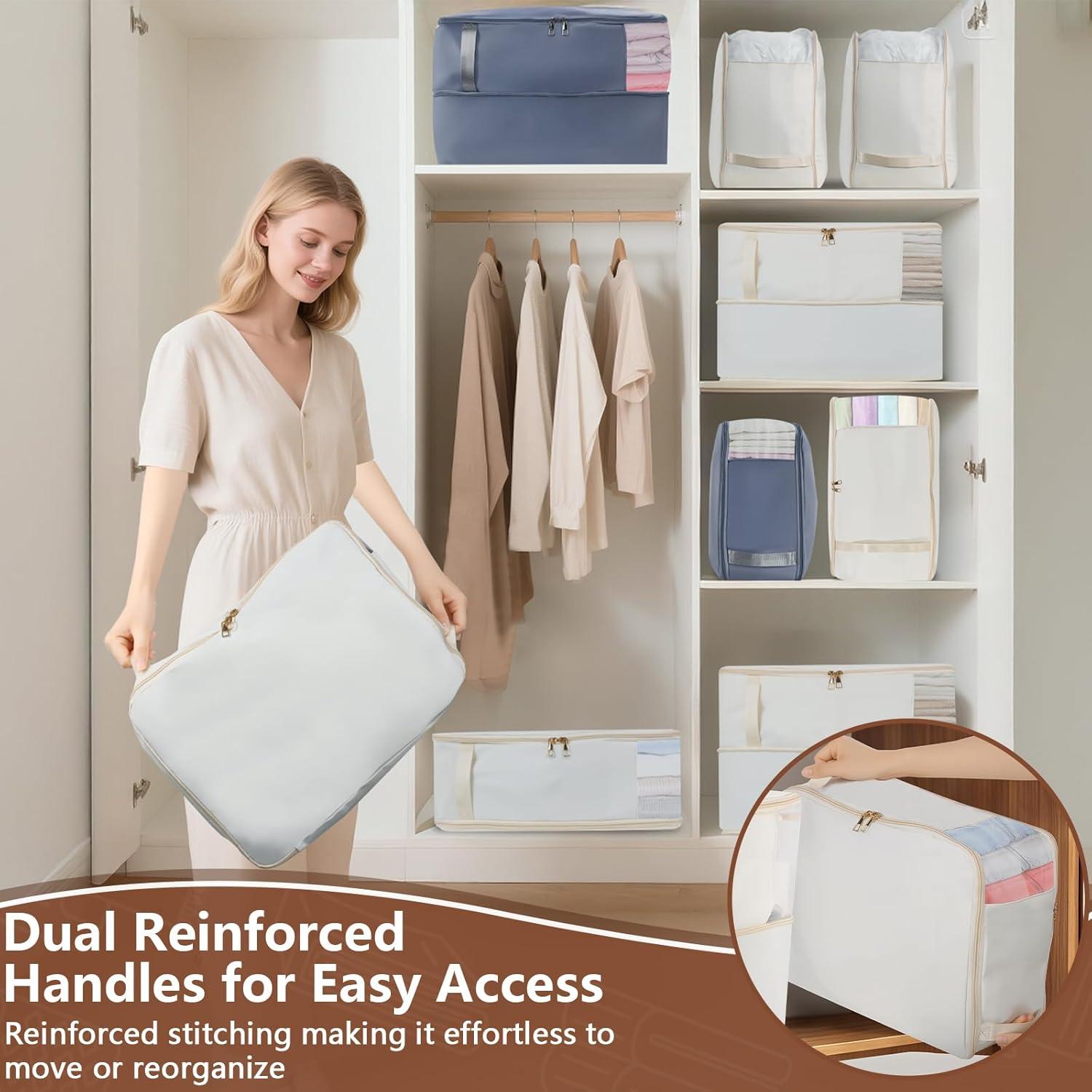Bolsas de Almacenamiento XFHMYDM 40L Beige con Compresión