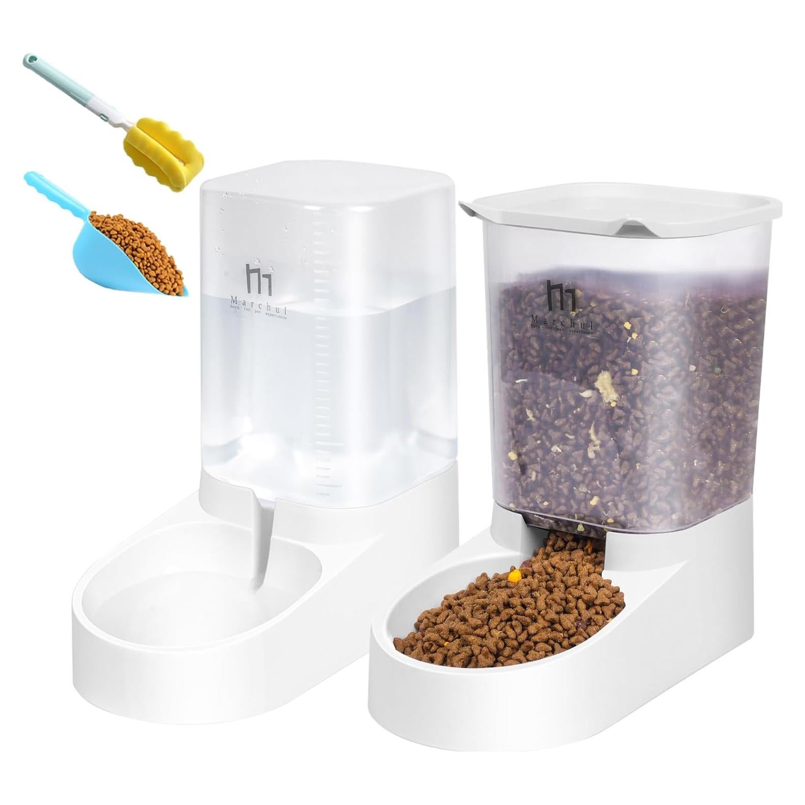 Dispensador Automático de Comida y Agua Marchul 3.8L para Gatos y Perros