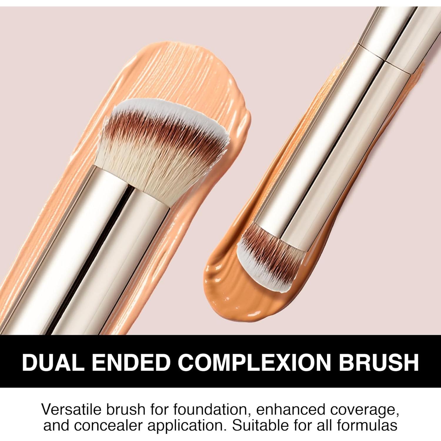 Brocha Profesional Doble Punta KISS NEW YORK para Maquillaje