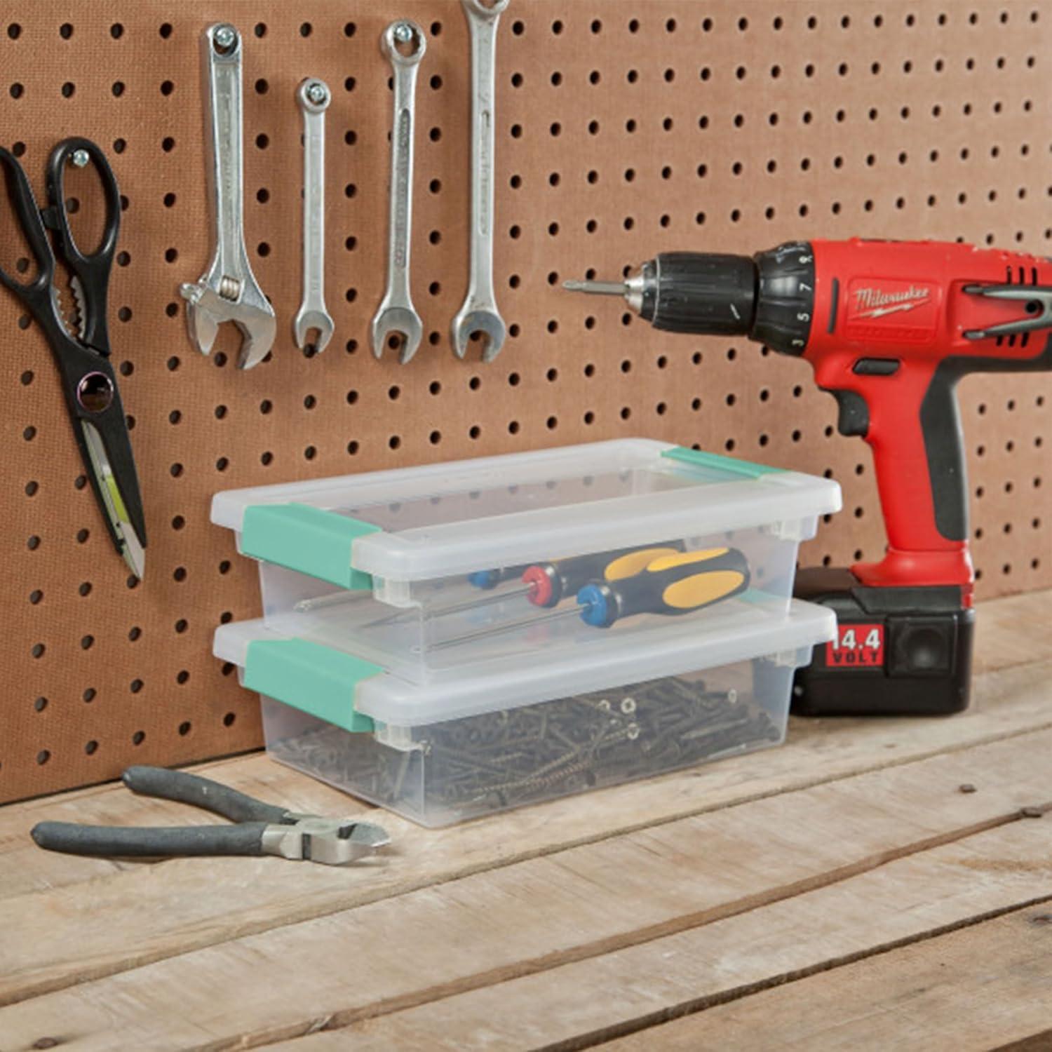 Cajas de Almacenamiento Sterilite 6-Pack Transparentes 27.94x16.83x6.99cm